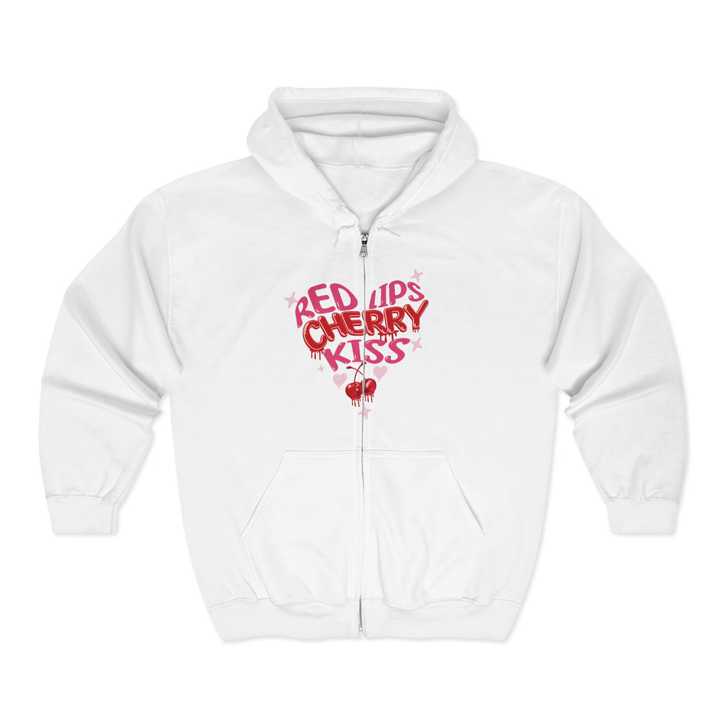 Cherry Kiss Zip Hoodie