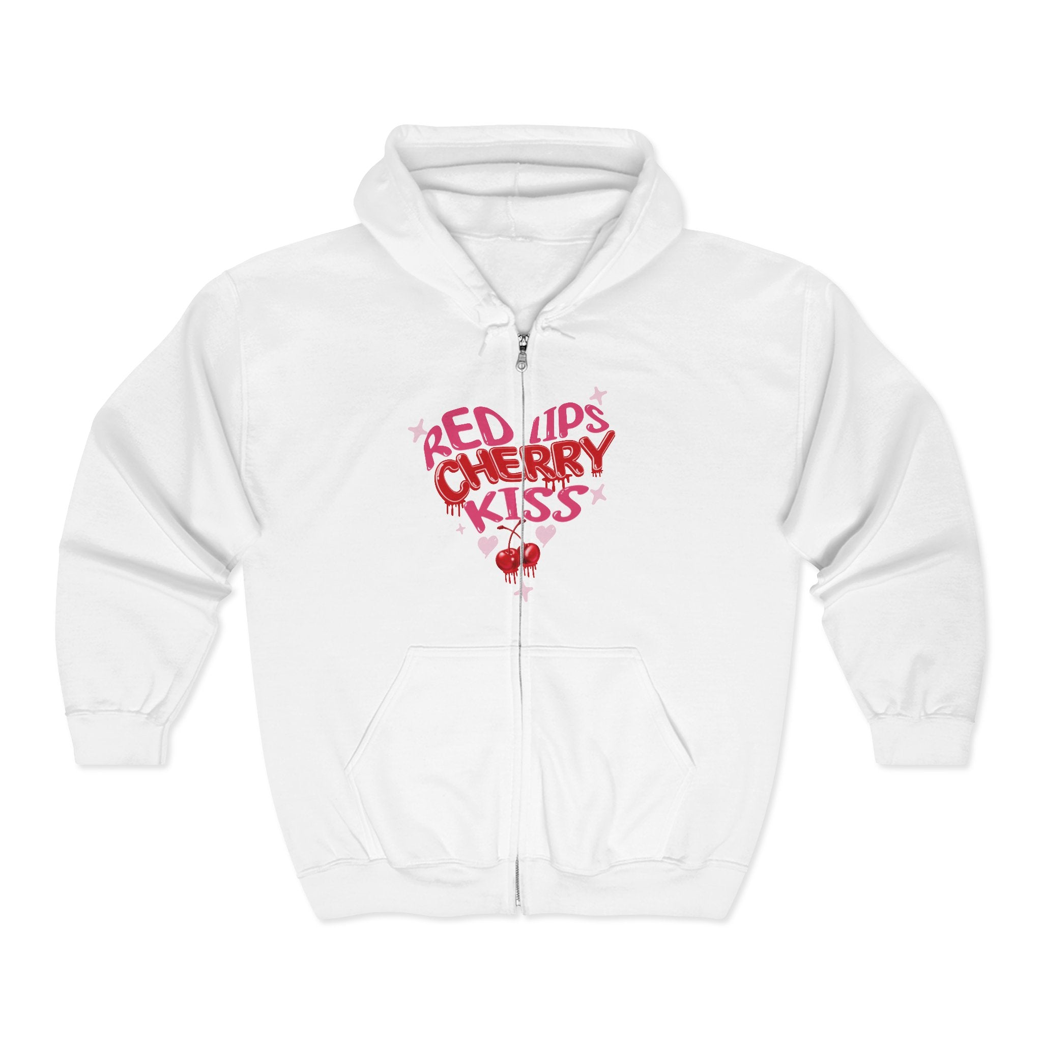 Cherry Kiss Zip Hoodie