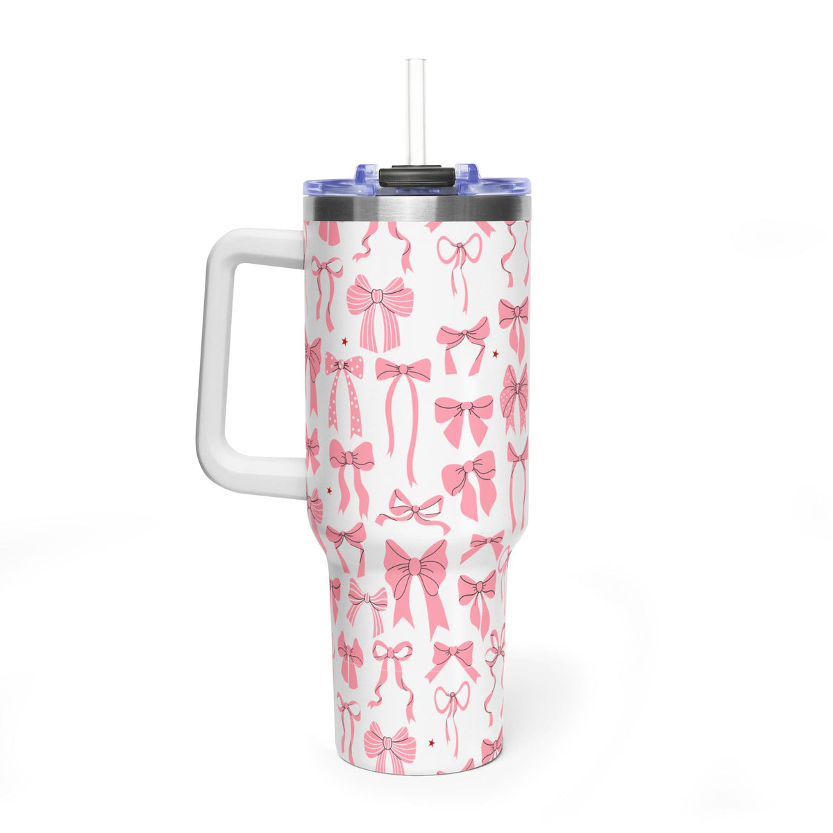 Pink Bow's Pattern 40oz Tumbler