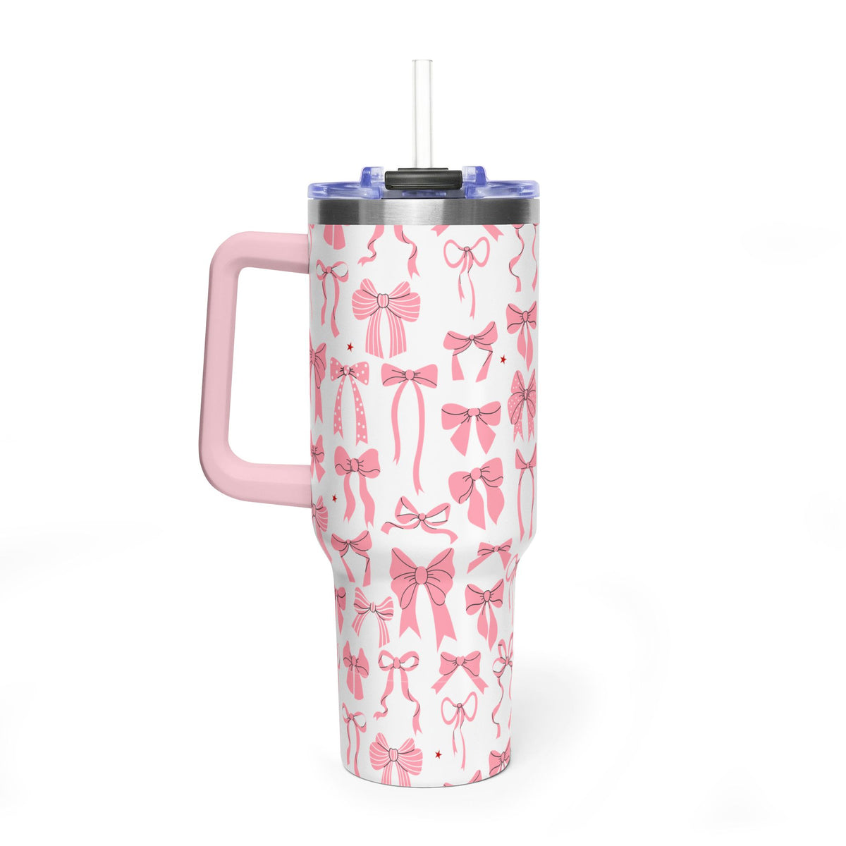 Pink Bow's Pattern 40oz Tumbler