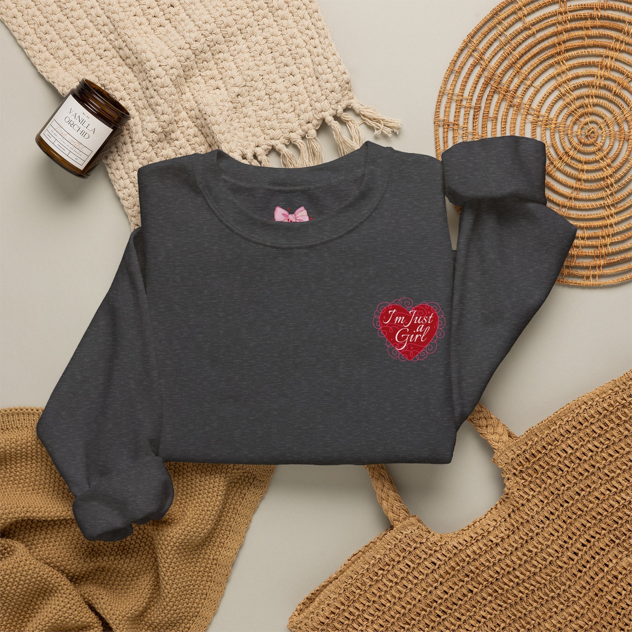 Heart Chest Patch Sweatshirt