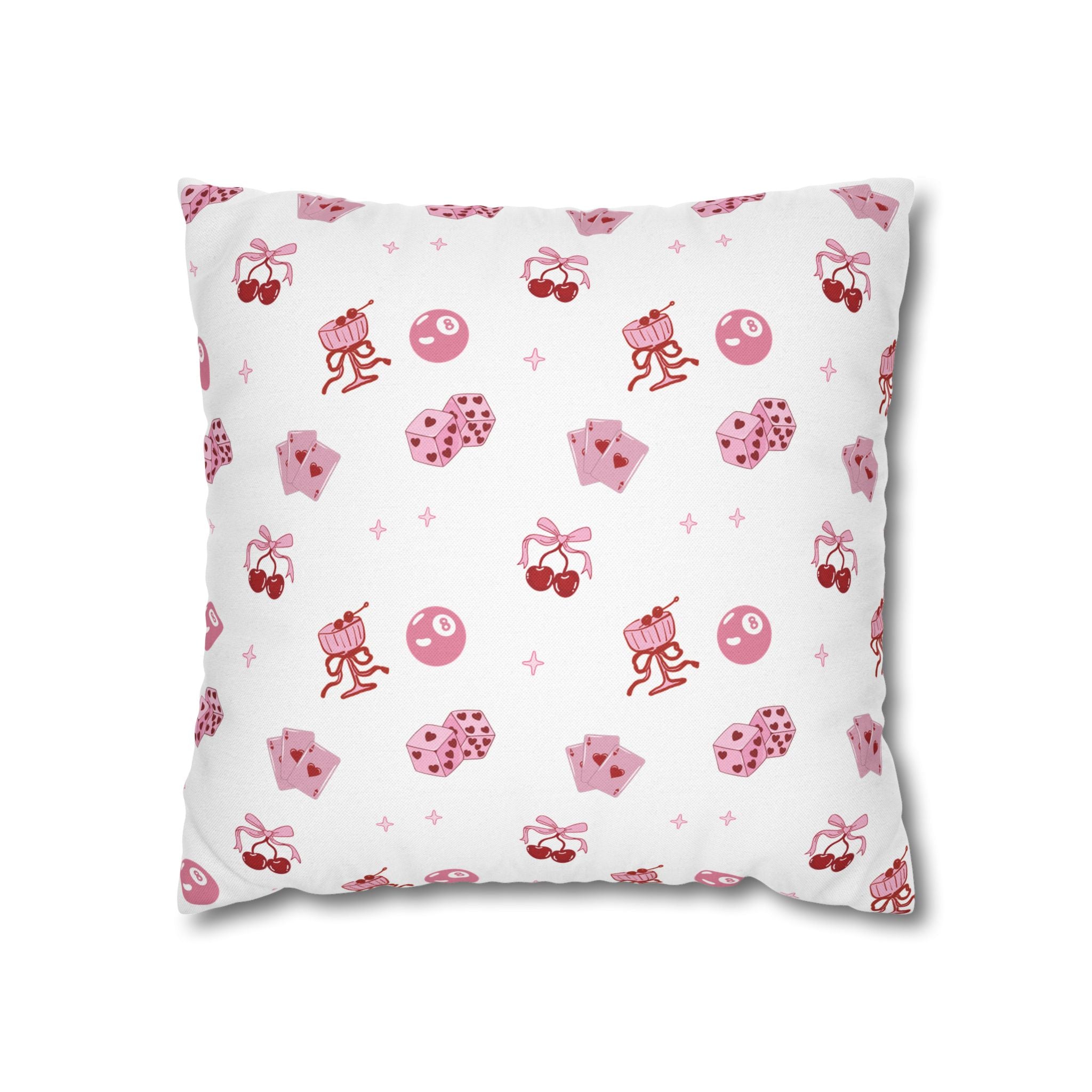 Cute Pink Coquette Pillowcase Cover