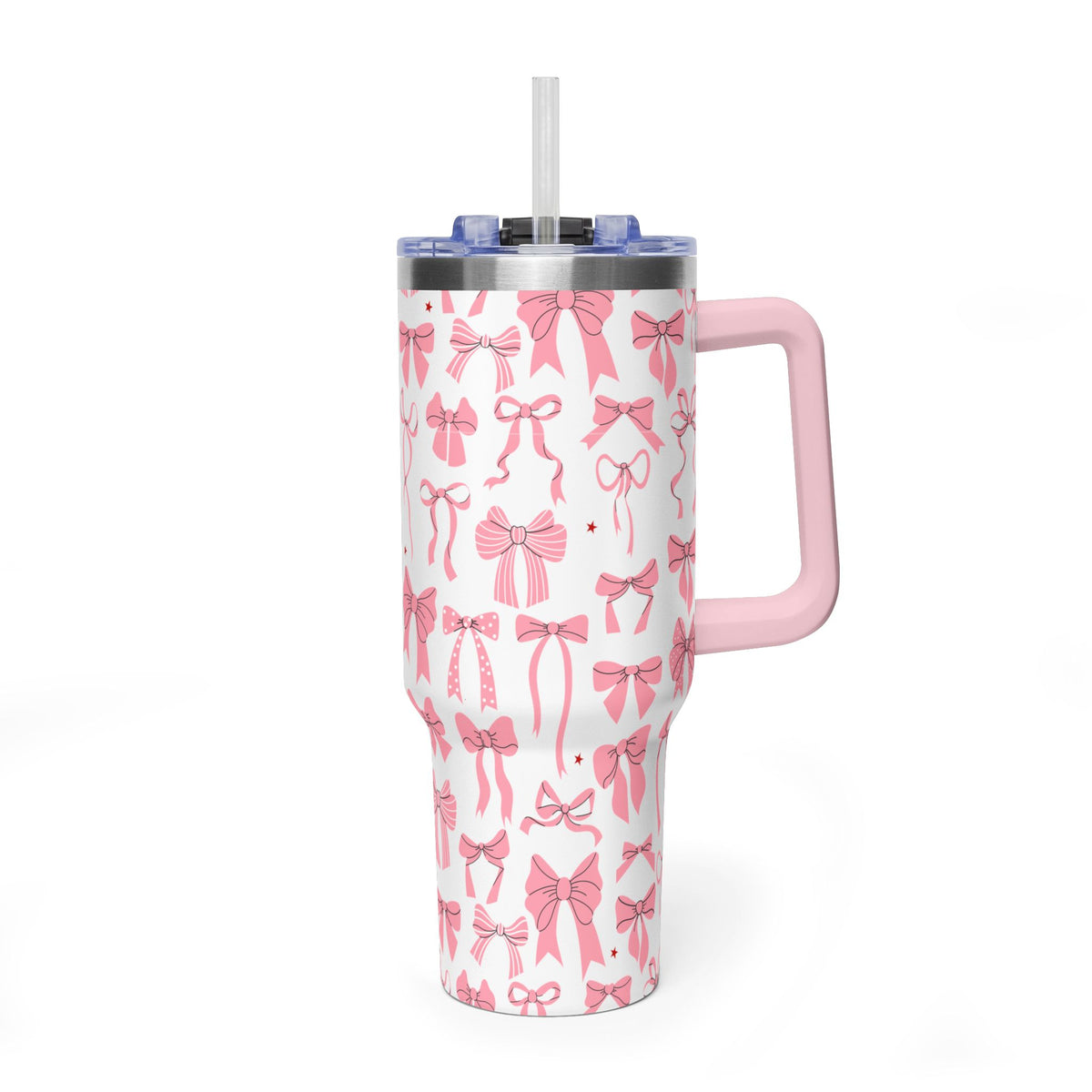 Pink Bow's Pattern 40oz Tumbler