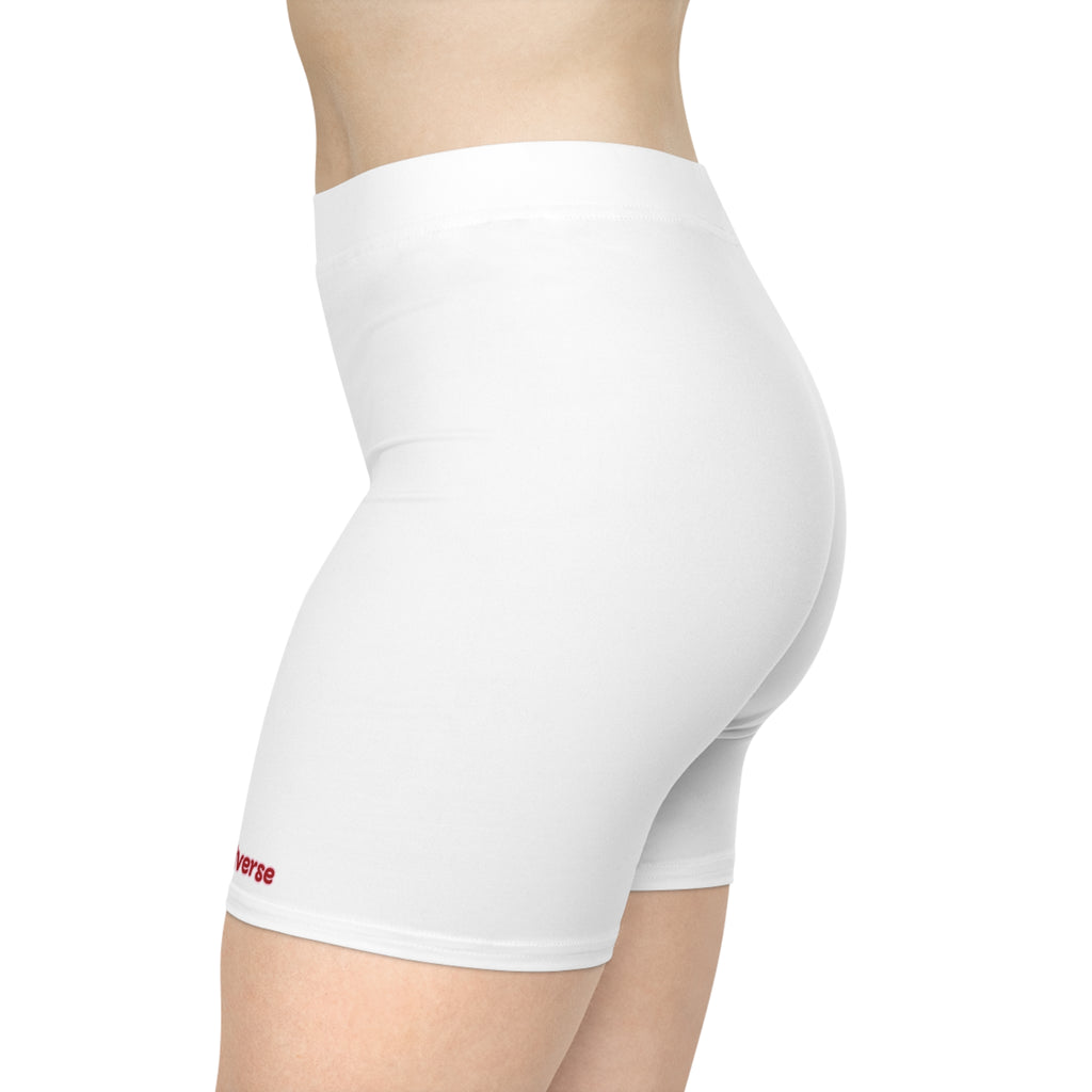 Minimal 'Extiverse' Logo Biker Shorts