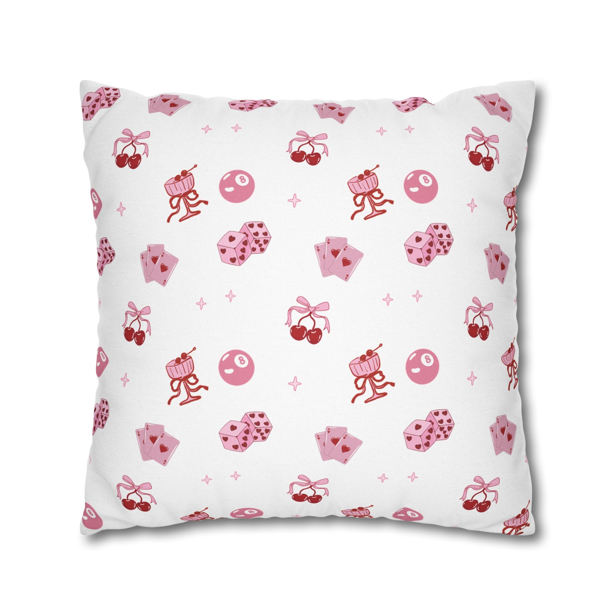 Cute Pink Coquette Pillowcase Cover