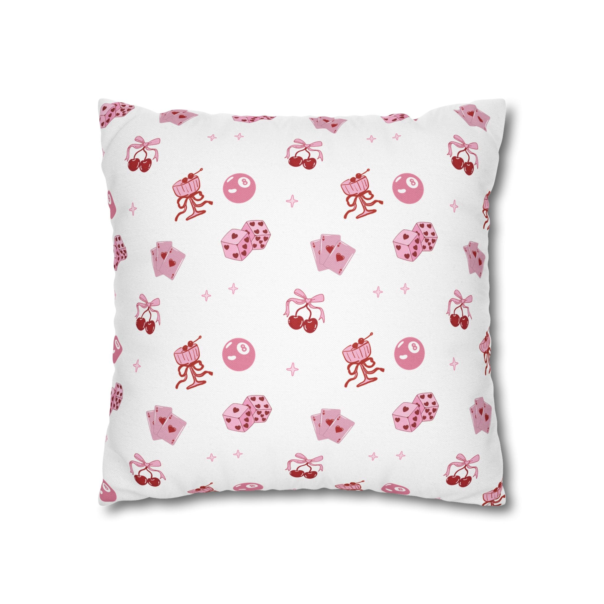 Cute Pink Coquette Pillowcase Cover