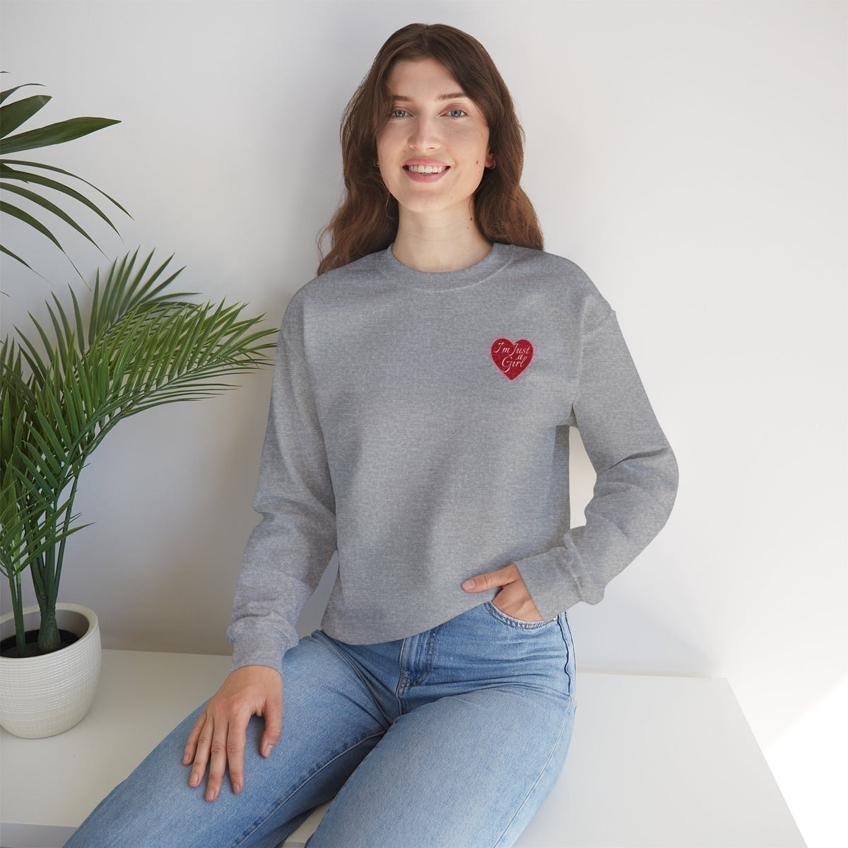 Heart Chest Patch Sweatshirt