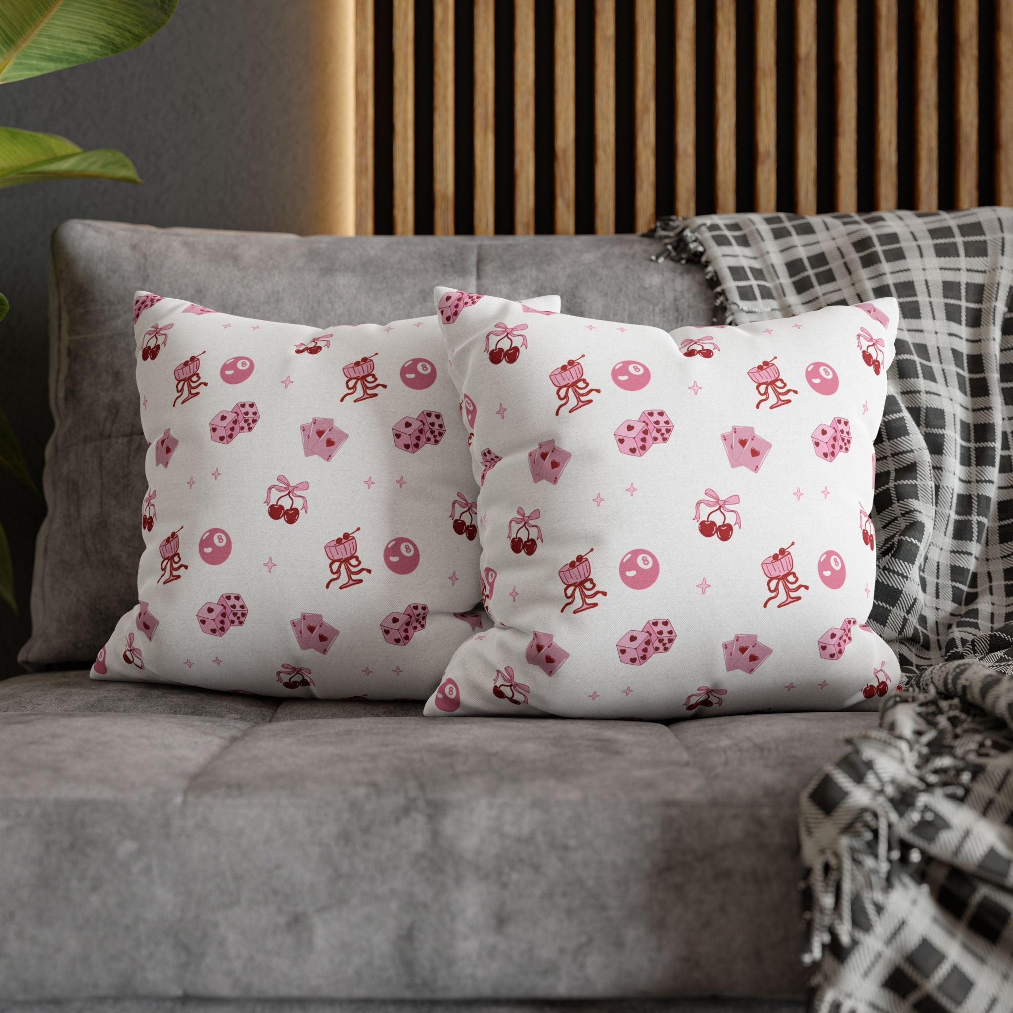 Cute Pink Coquette Pillowcase Cover