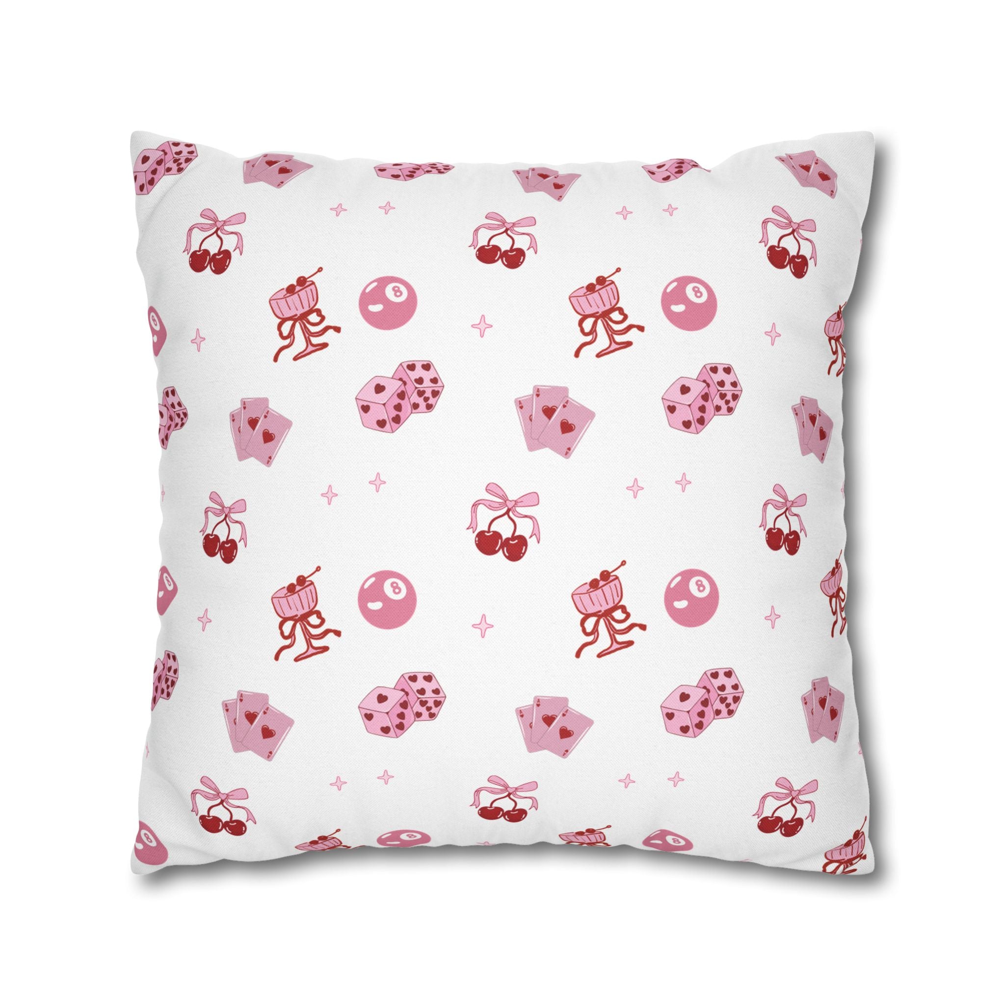 Cute Pink Coquette Pillowcase Cover