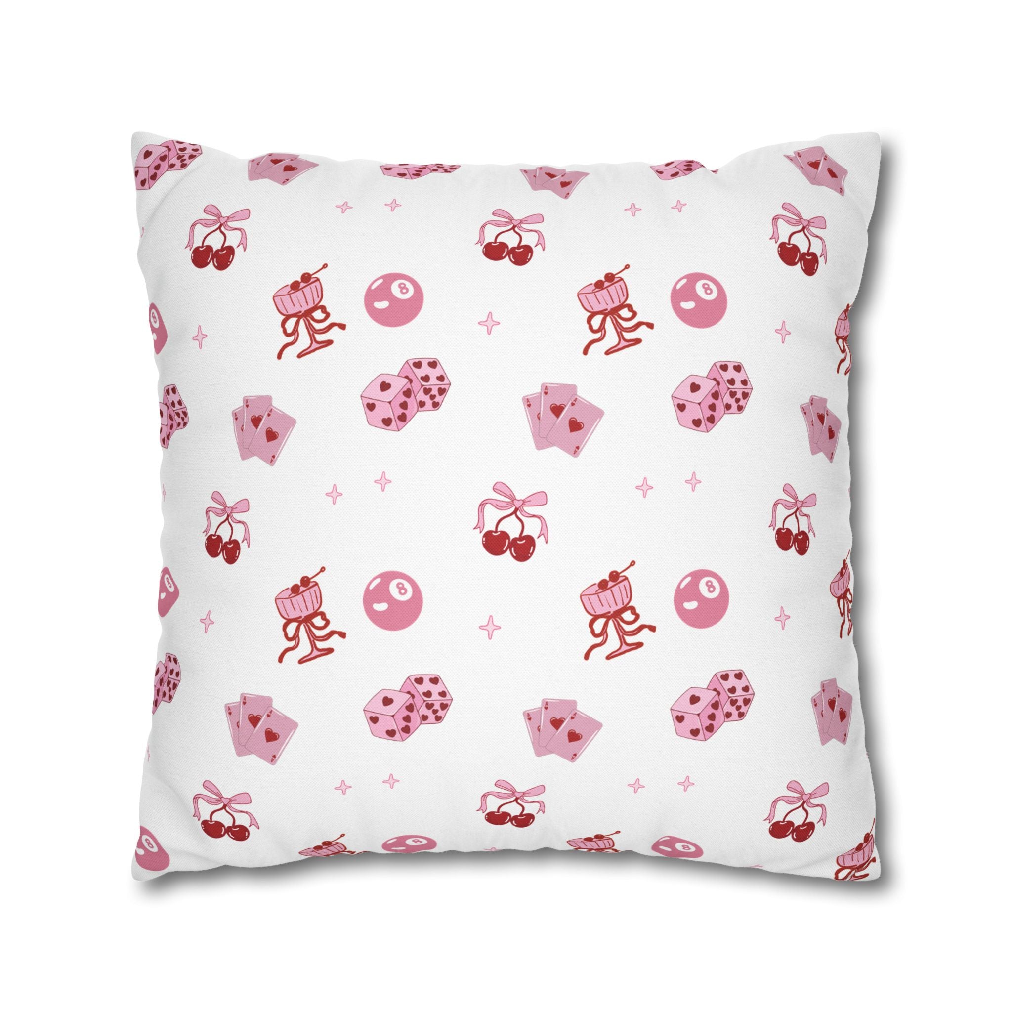 Cute Pink Coquette Pillowcase Cover