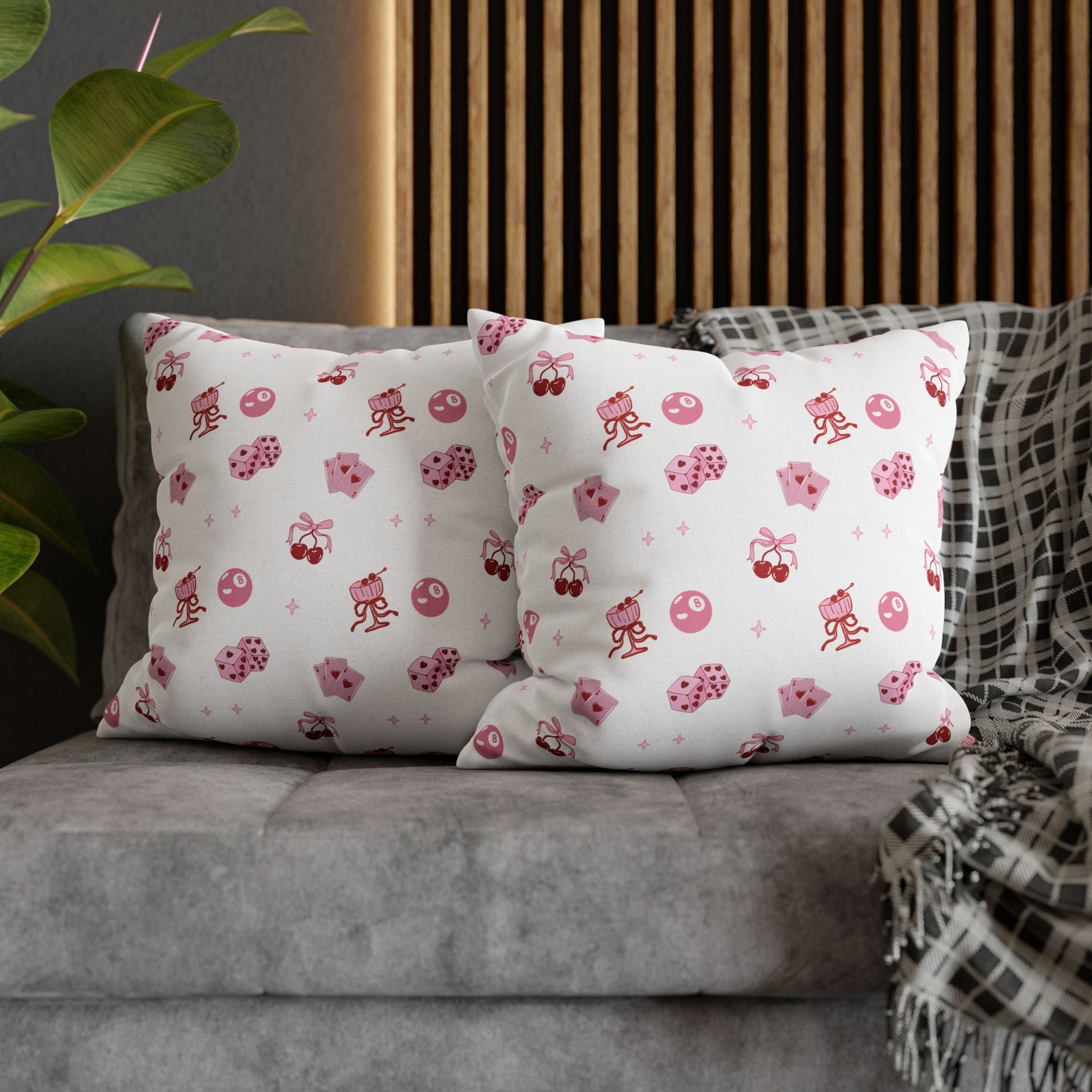 Cute Pink Coquette Pillowcase Cover