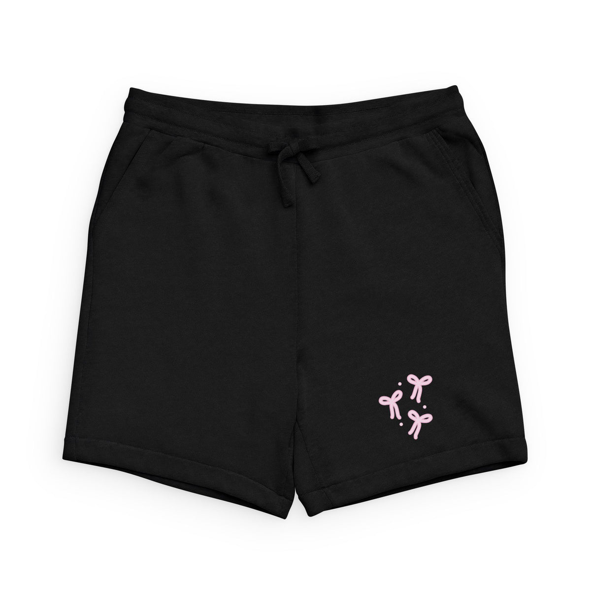 Pink Ribbon Bow Sweatshorts