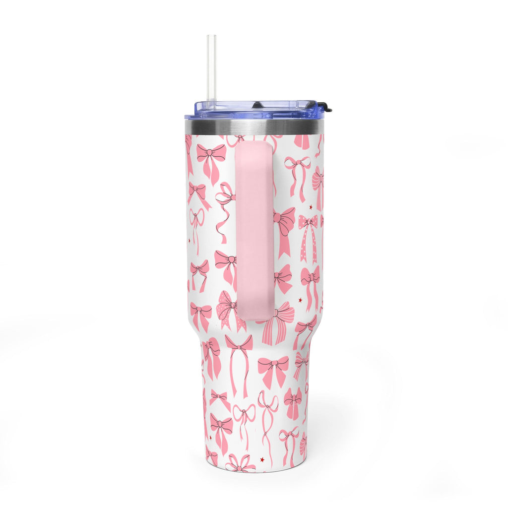 Pink Bow's Pattern 40oz Tumbler