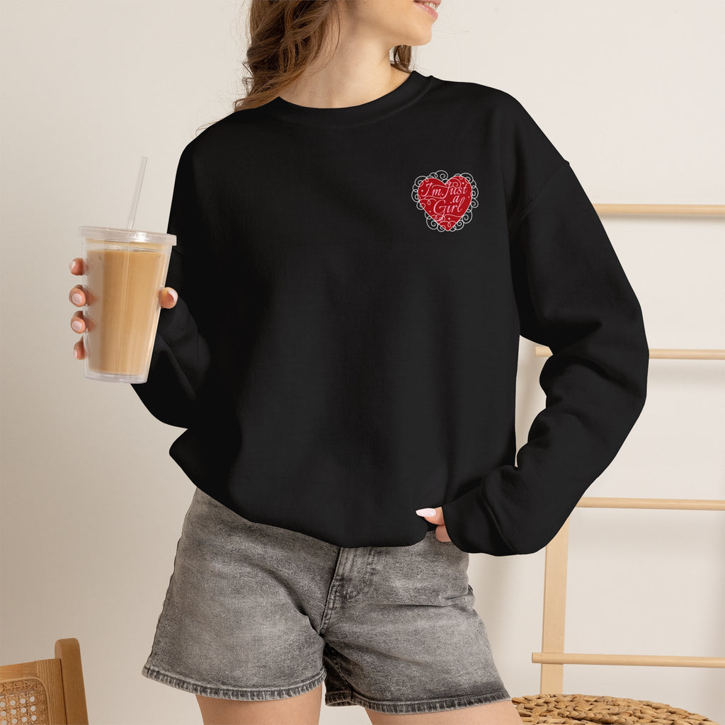 Heart Chest Patch Sweatshirt