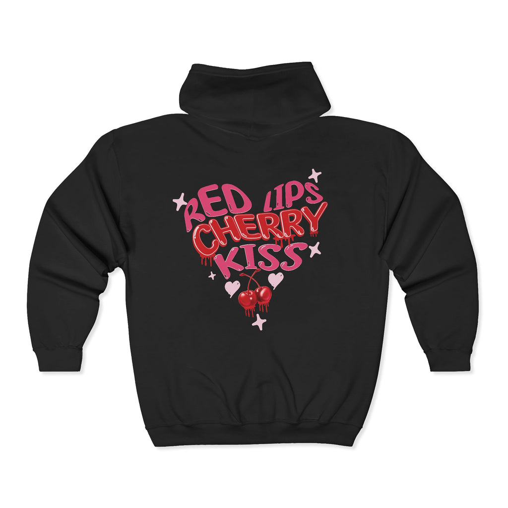 Cherry Kiss Zip Hoodie