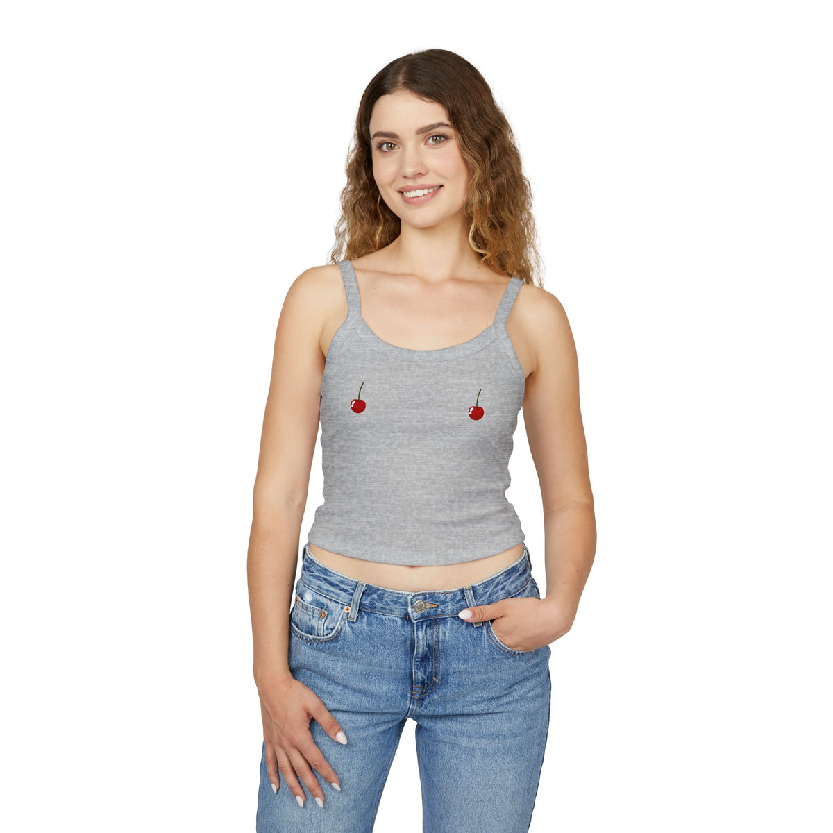Cherry Spaghetti String Top