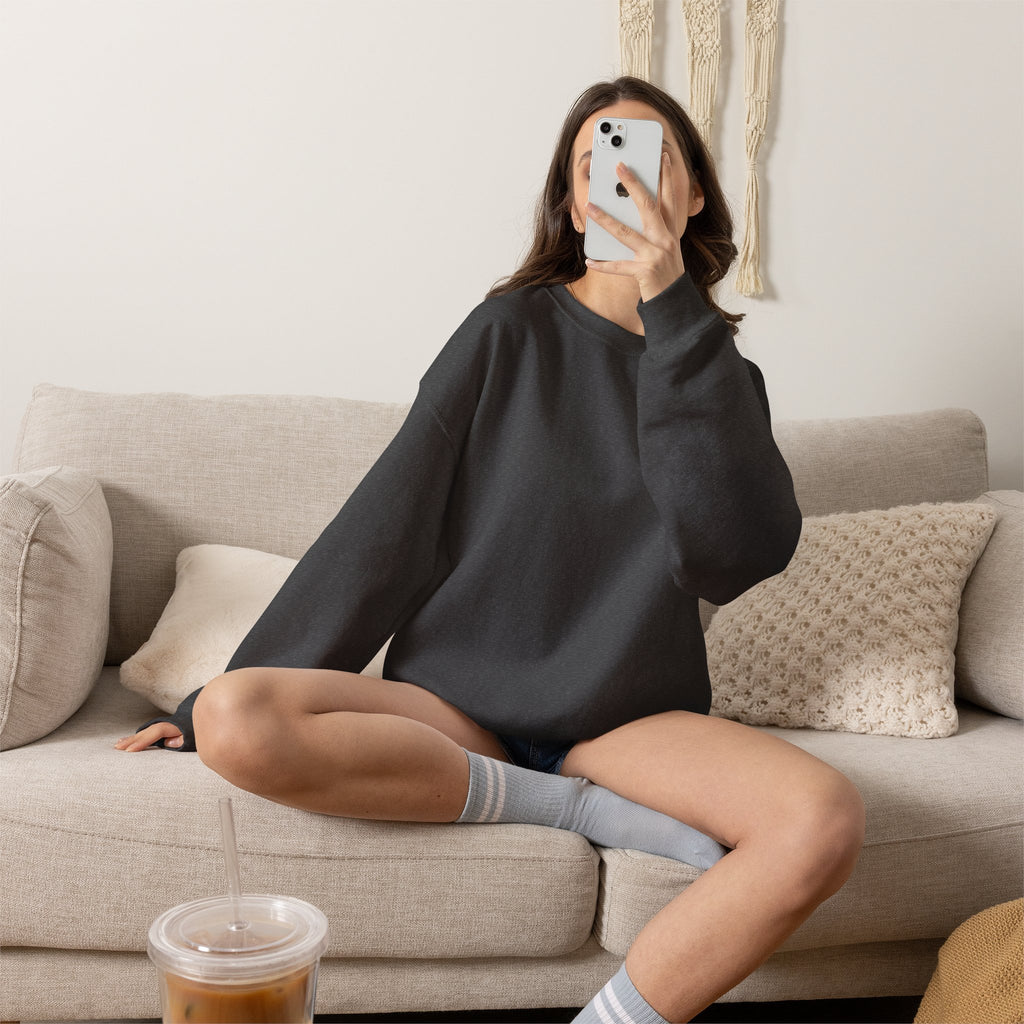 Heart Chest Patch Sweatshirt
