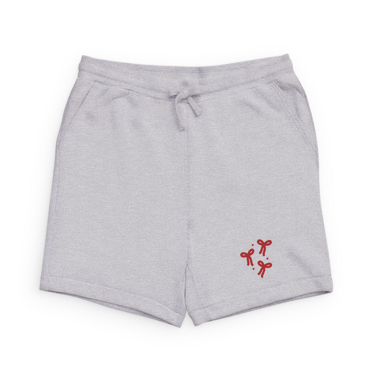 Red Ribbon Bow Sweatshorts