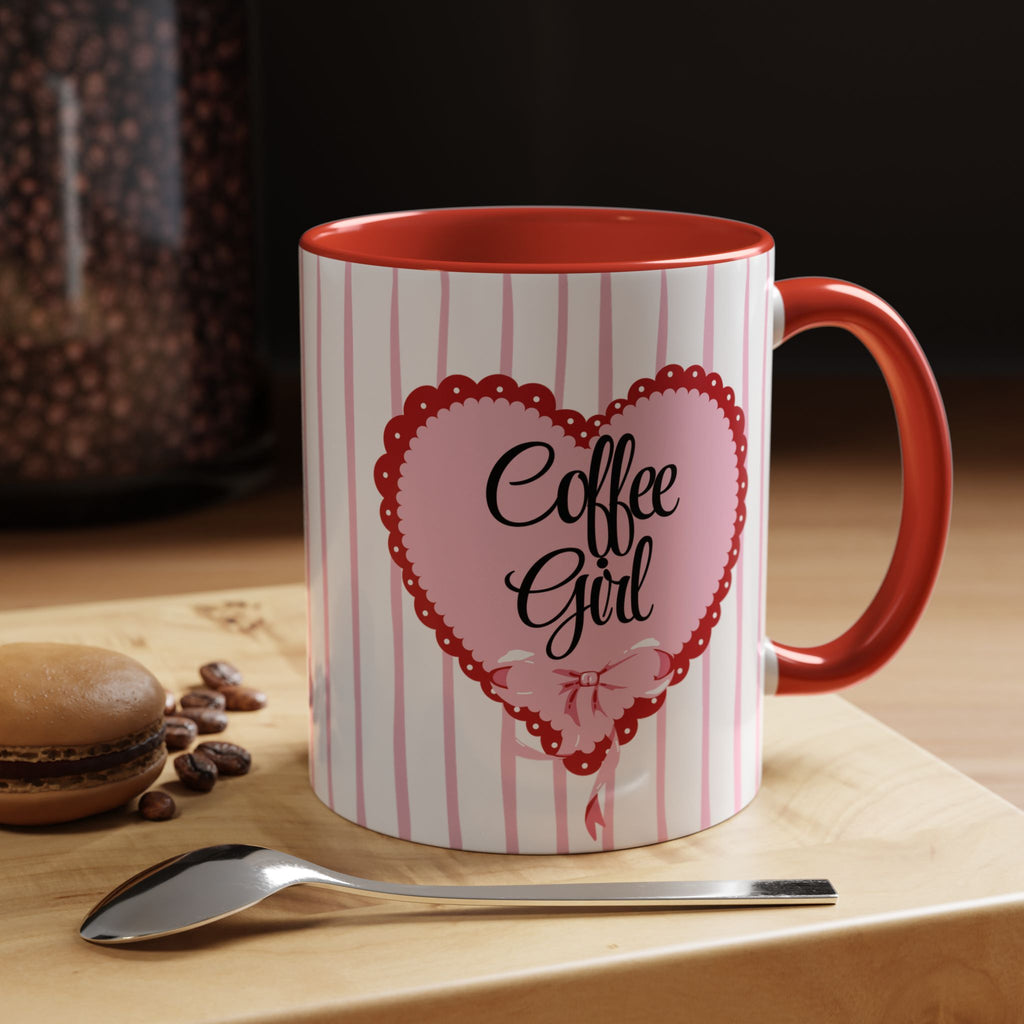 Coffee Mug "Coffee Girl" Heart