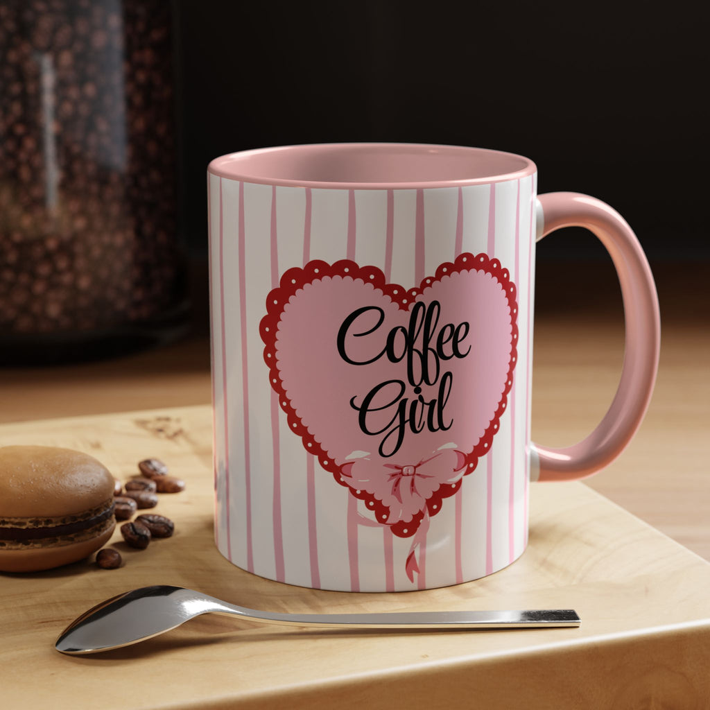 Coffee Mug "Coffee Girl" Heart