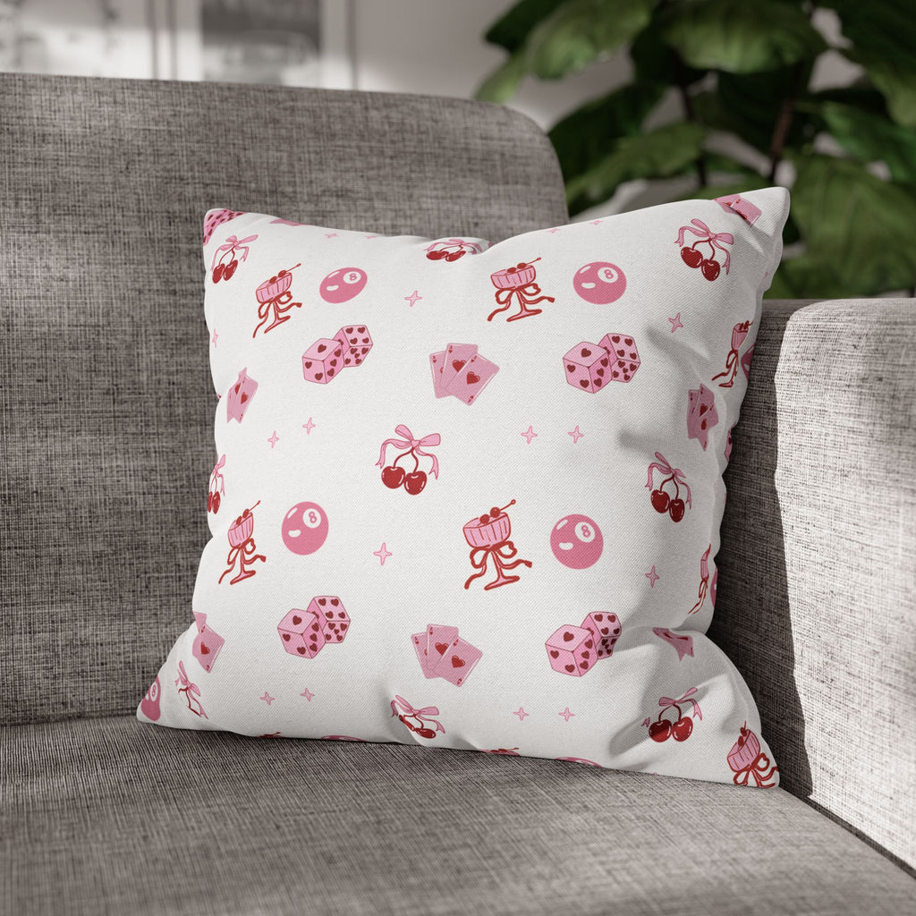 Cute Pink Coquette Pillowcase Cover