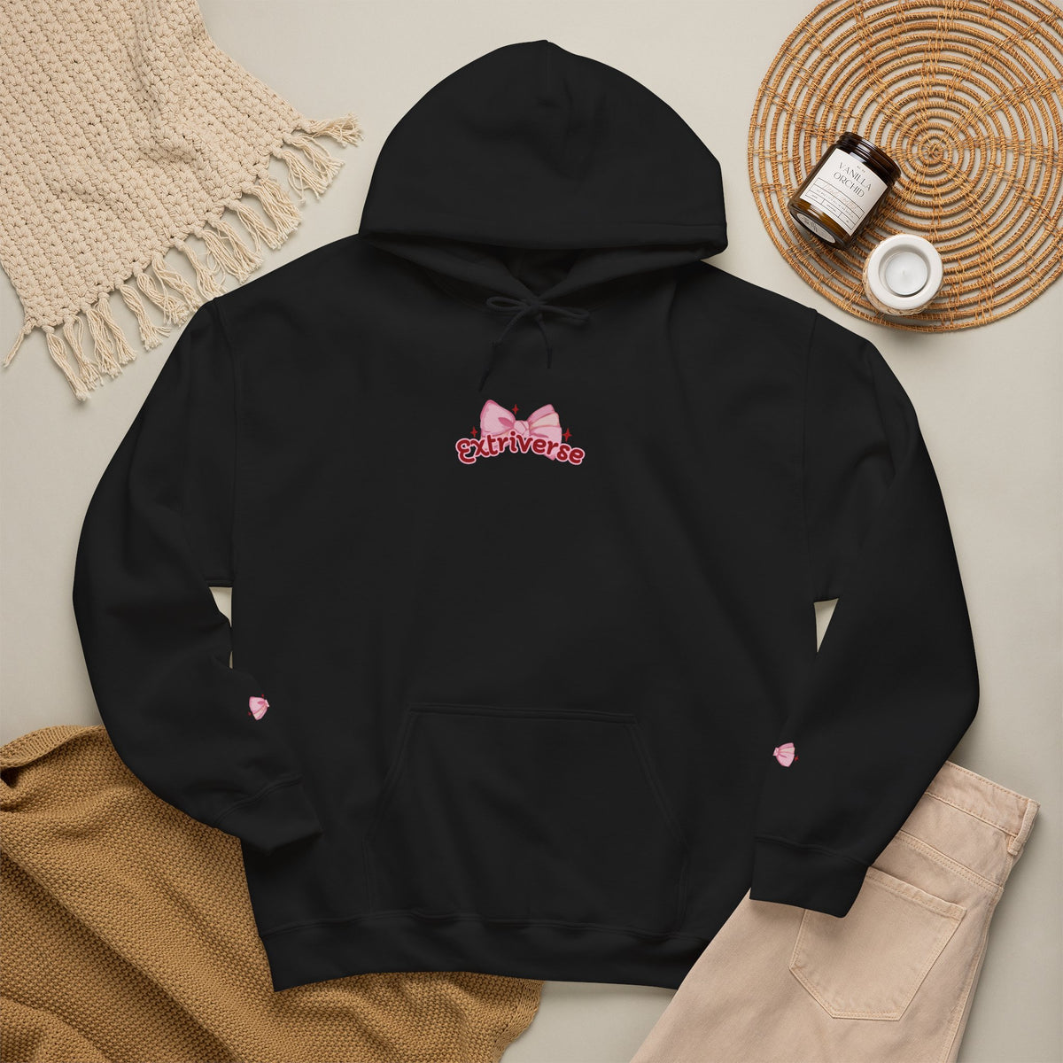 'Extriverse' Brand Logo Hoodie