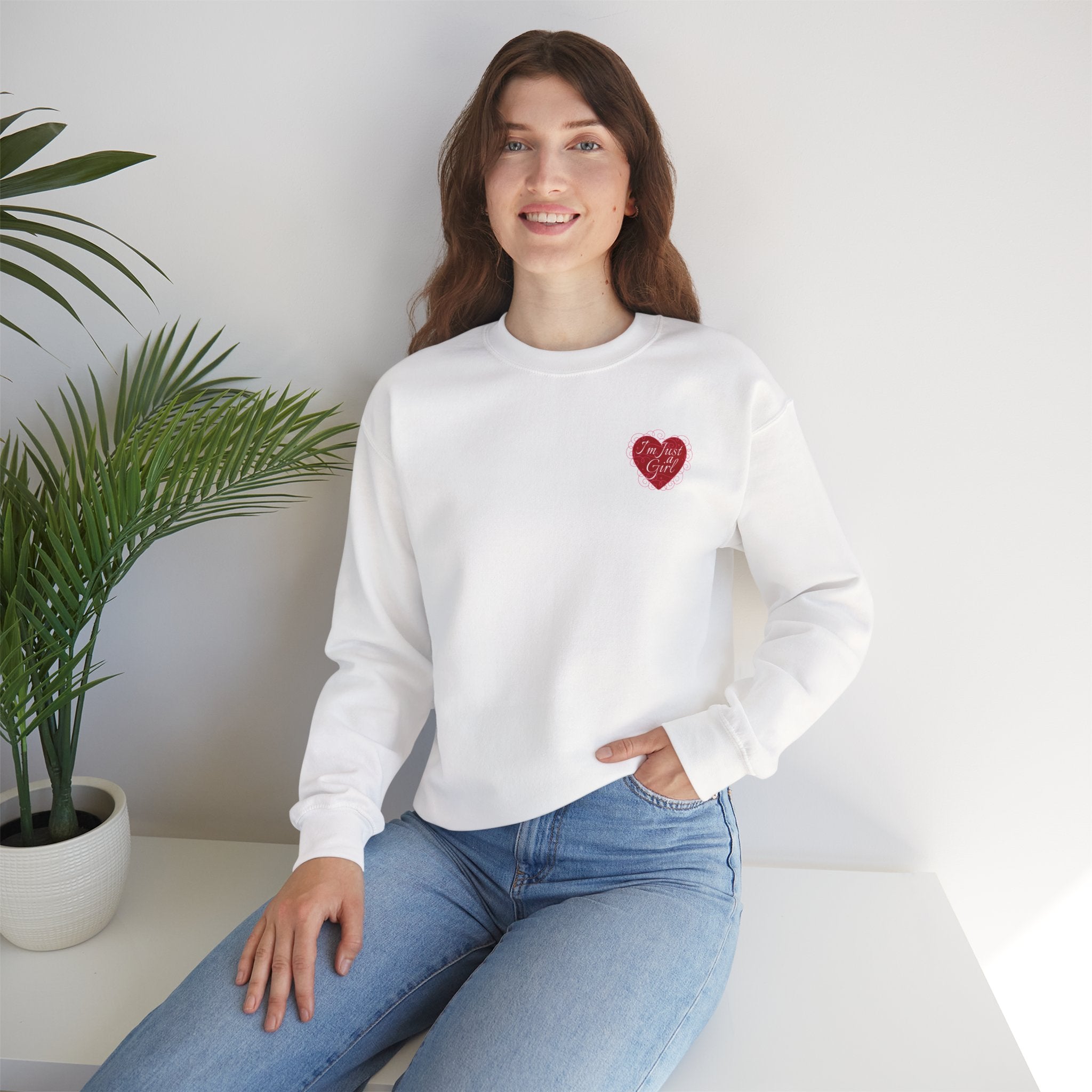Heart Chest Patch Sweatshirt