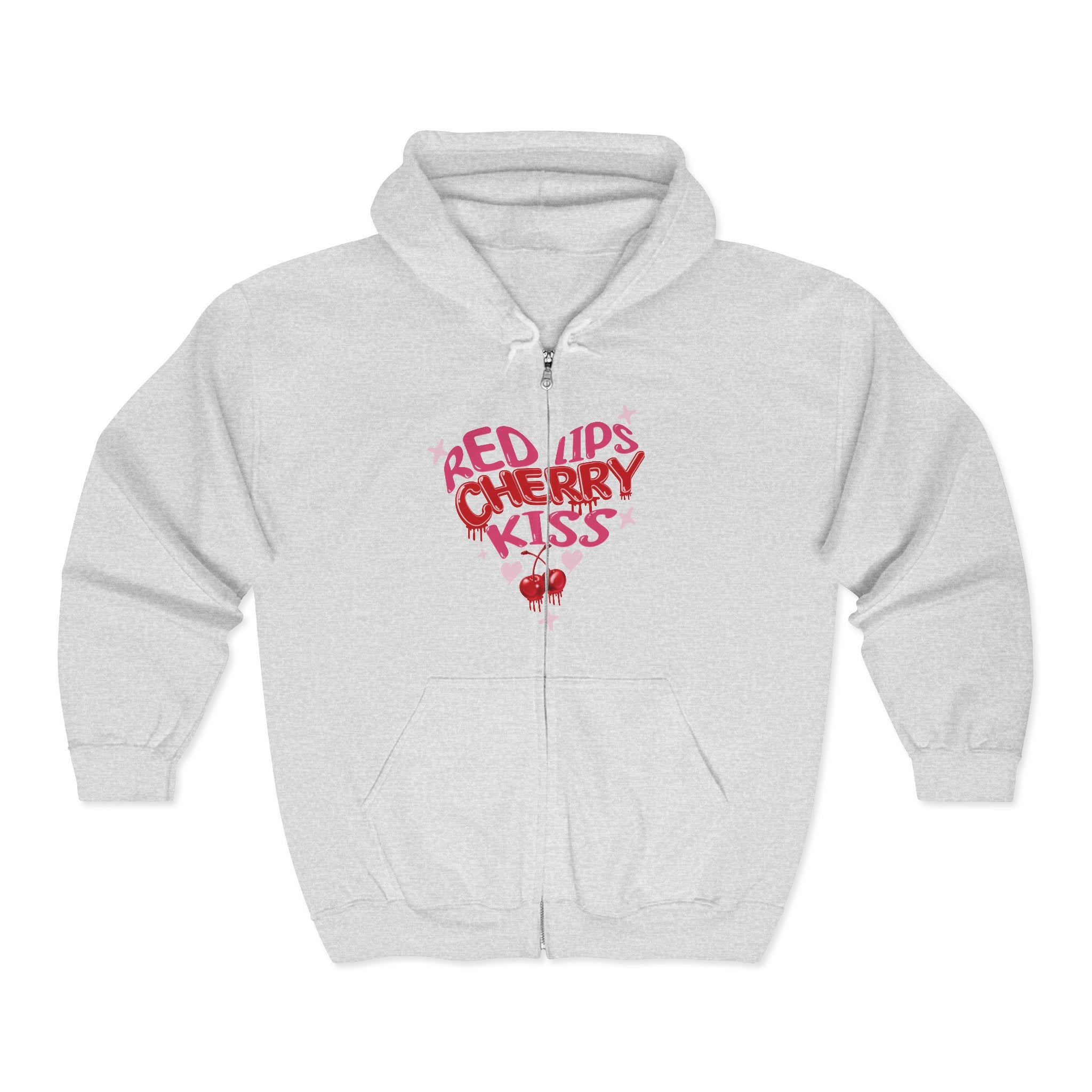 Cherry Kiss Zip Hoodie