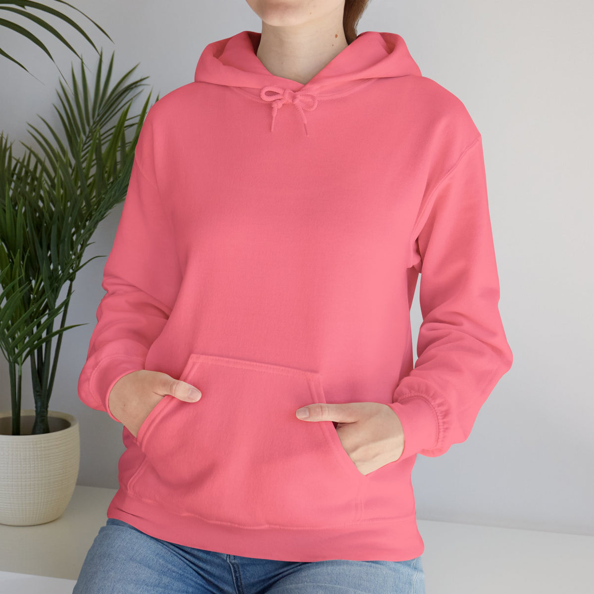 Floral Garden Pattern Back Print Hoodie
