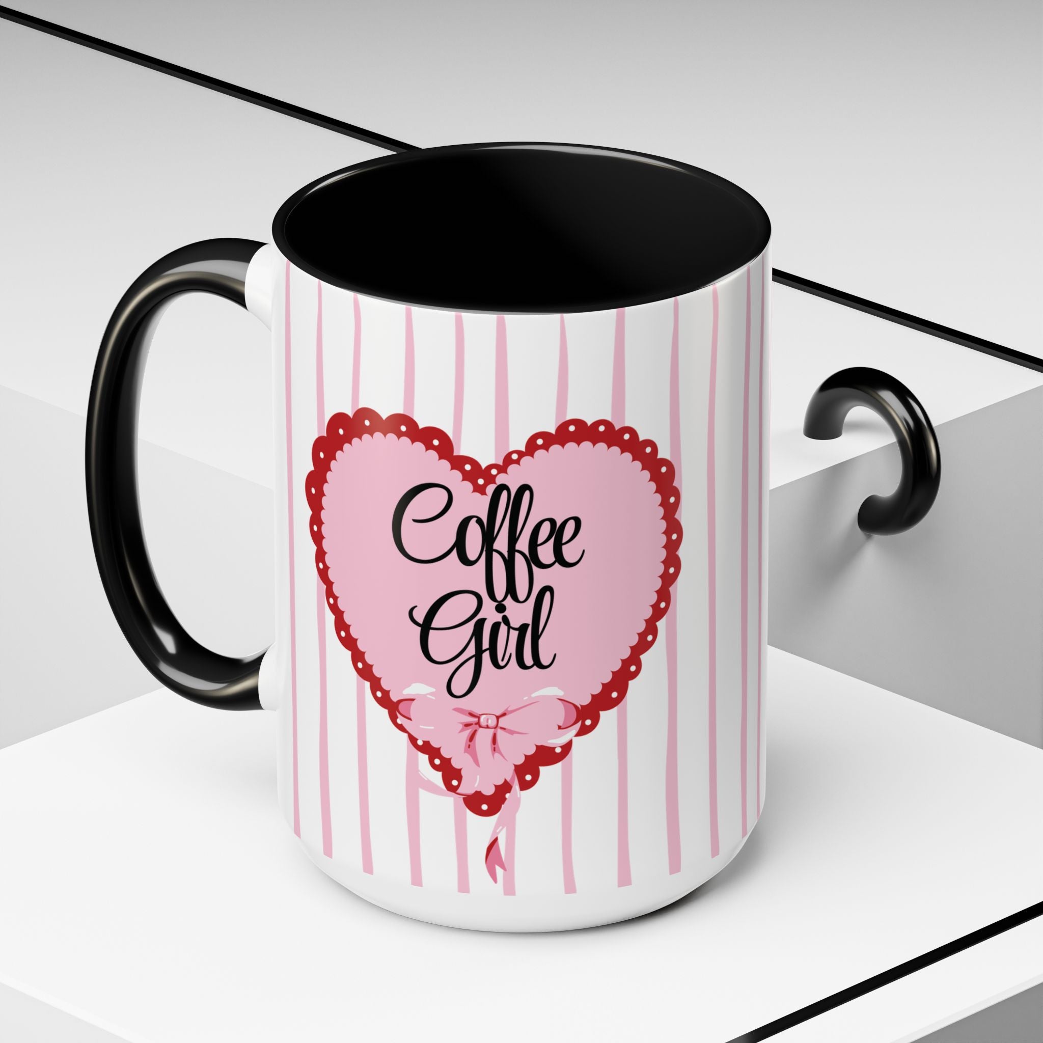 Coffee Mug "Coffee Girl" Heart
