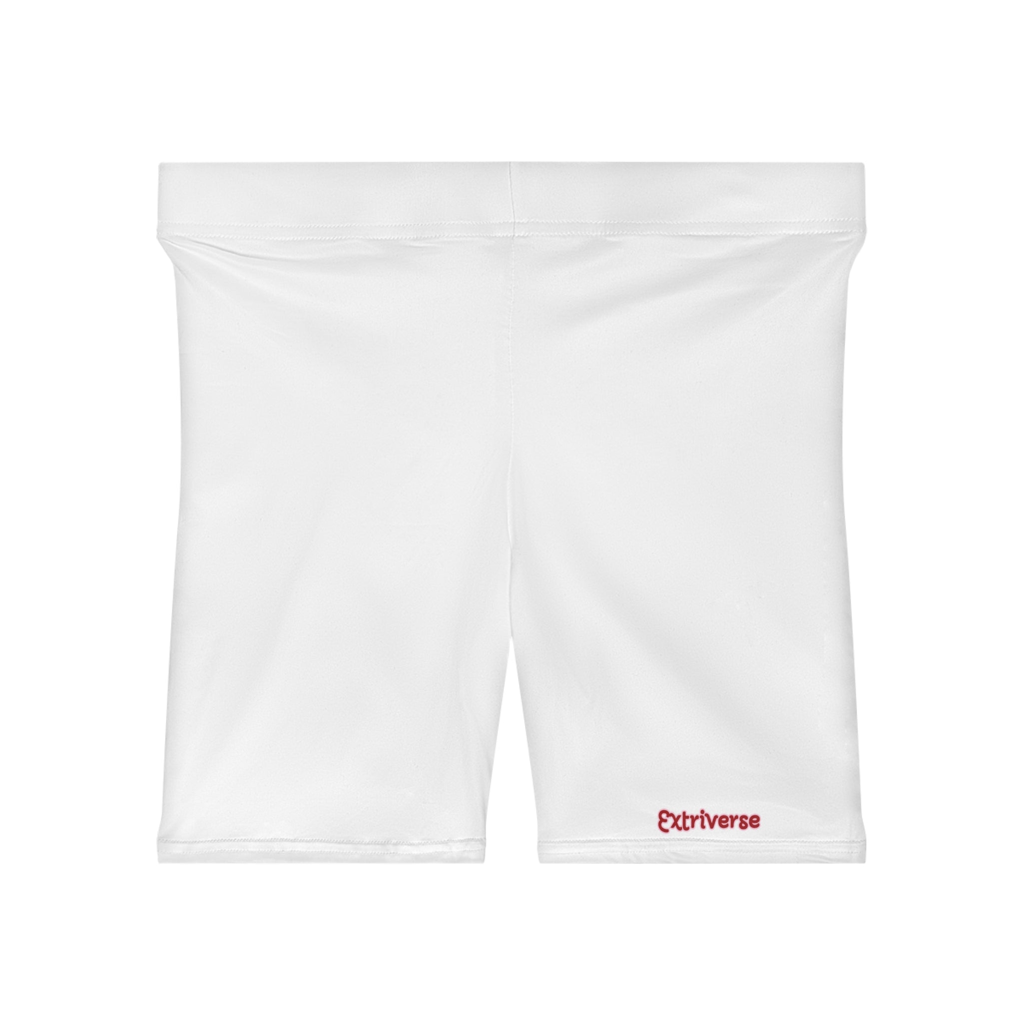Minimal 'Extiverse' Logo Biker Shorts