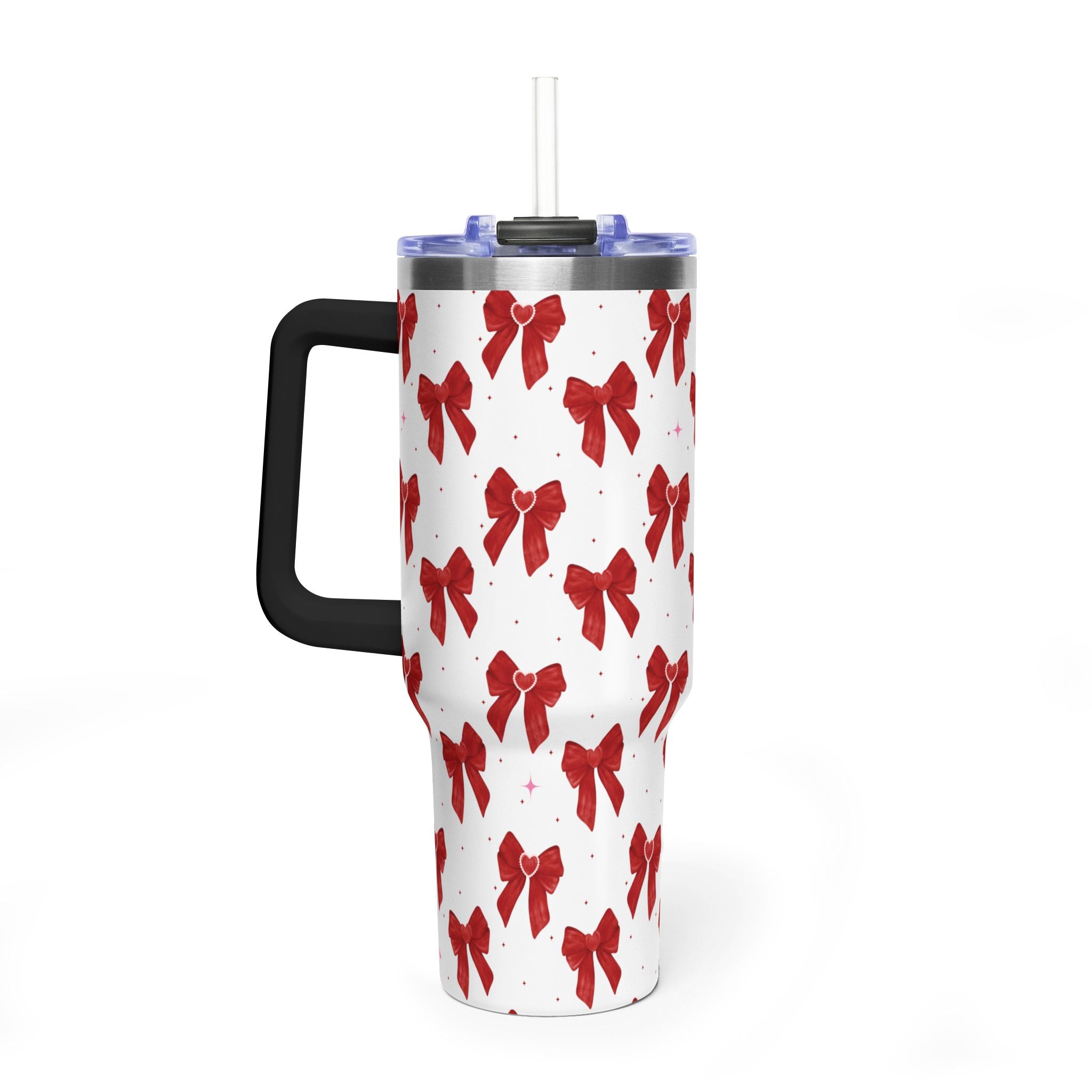Red Bow's Pattern 40oz Tumbler