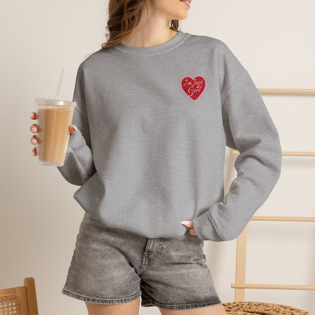 Heart Chest Patch Sweatshirt