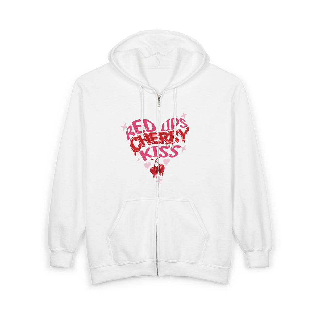 Cherry Kiss Zip Hoodie