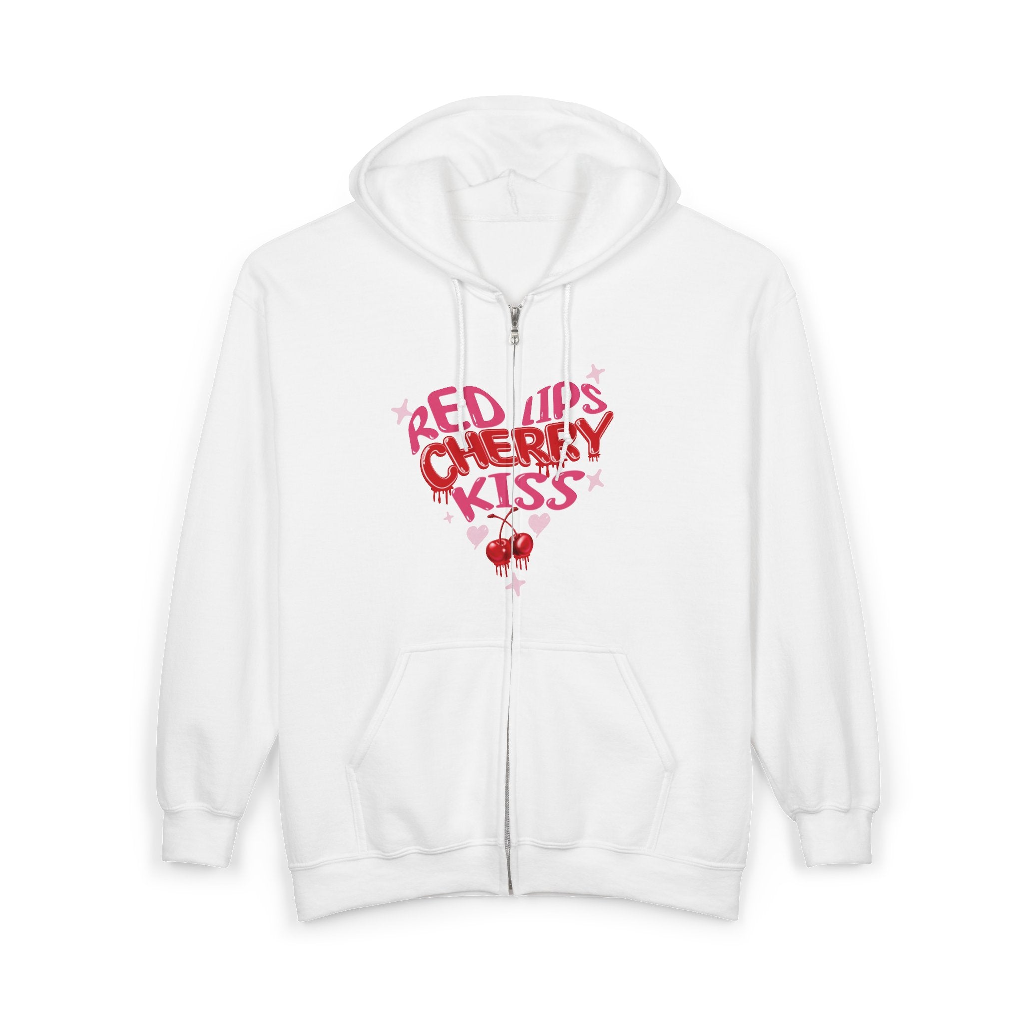 Cherry Kiss Zip Hoodie