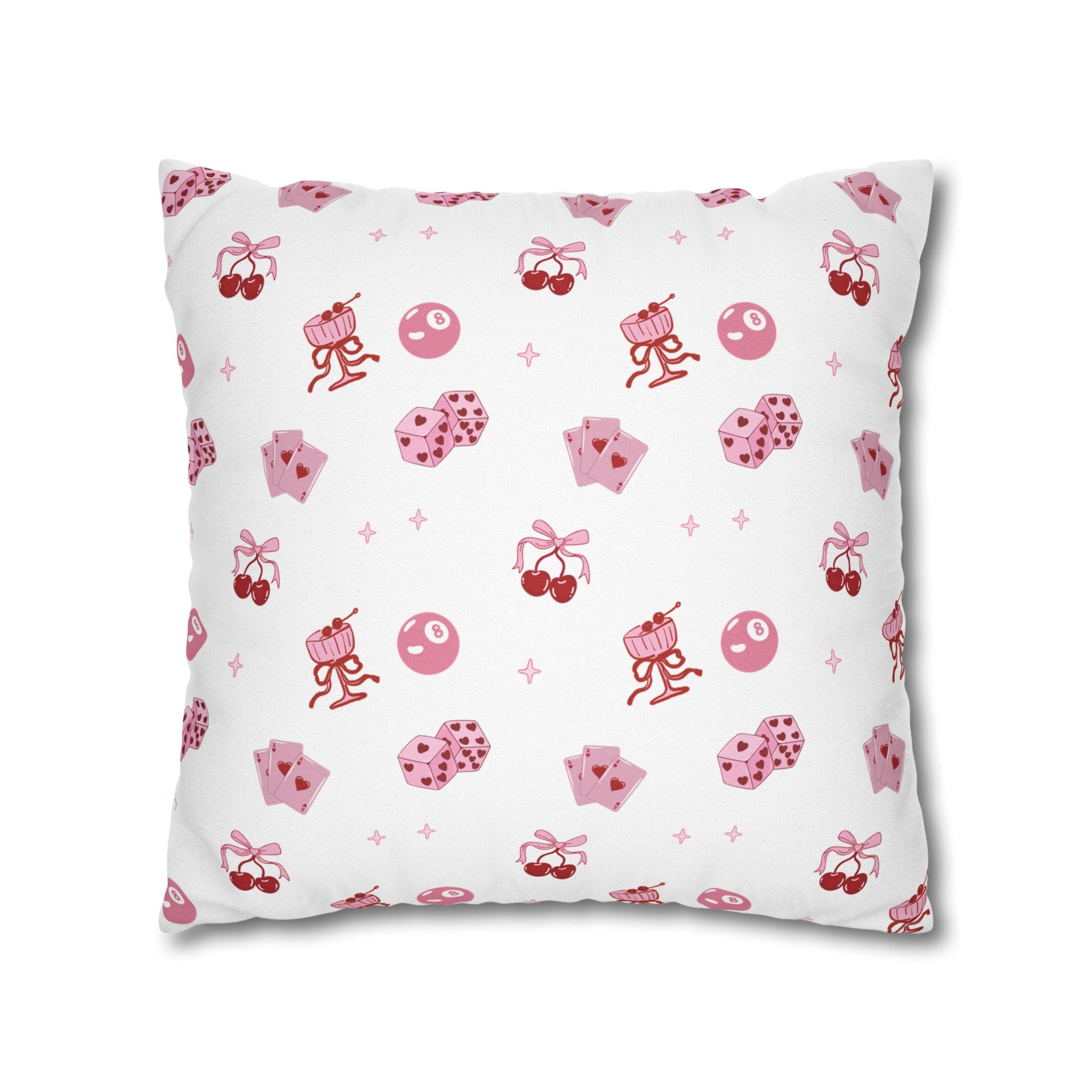 Cute Pink Coquette Pillowcase Cover