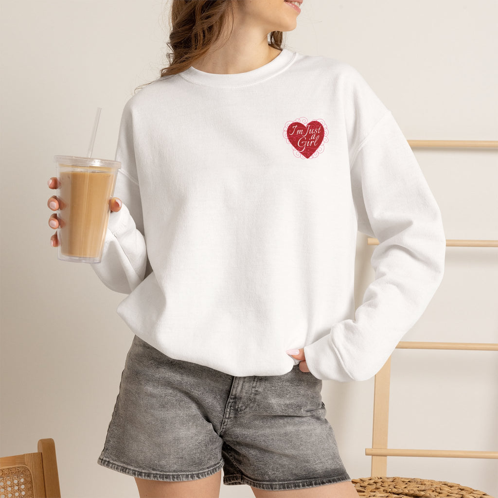 Heart Chest Patch Sweatshirt