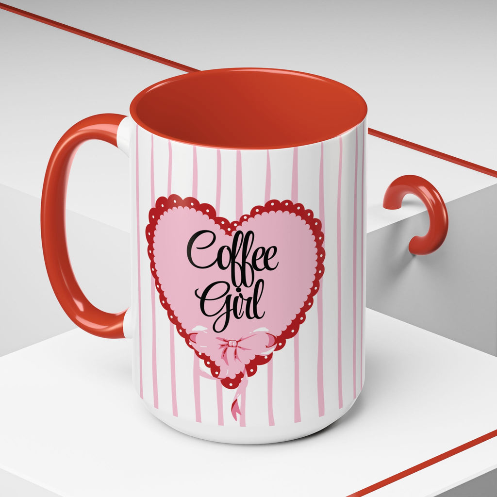 Coffee Mug "Coffee Girl" Heart
