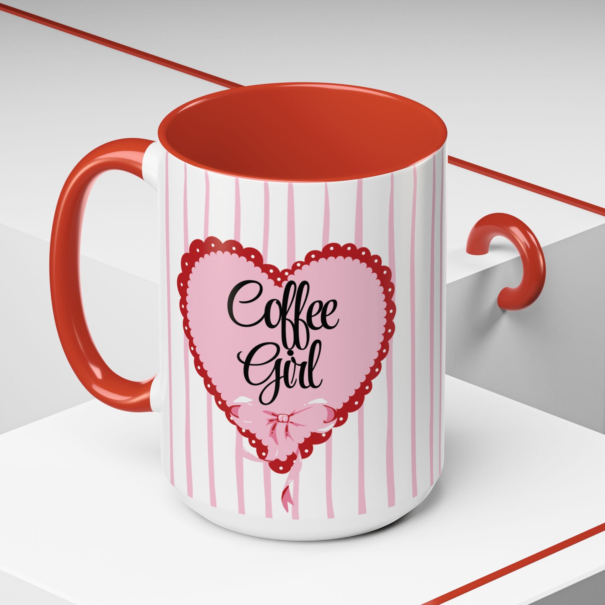 Coffee Mug "Coffee Girl" Heart