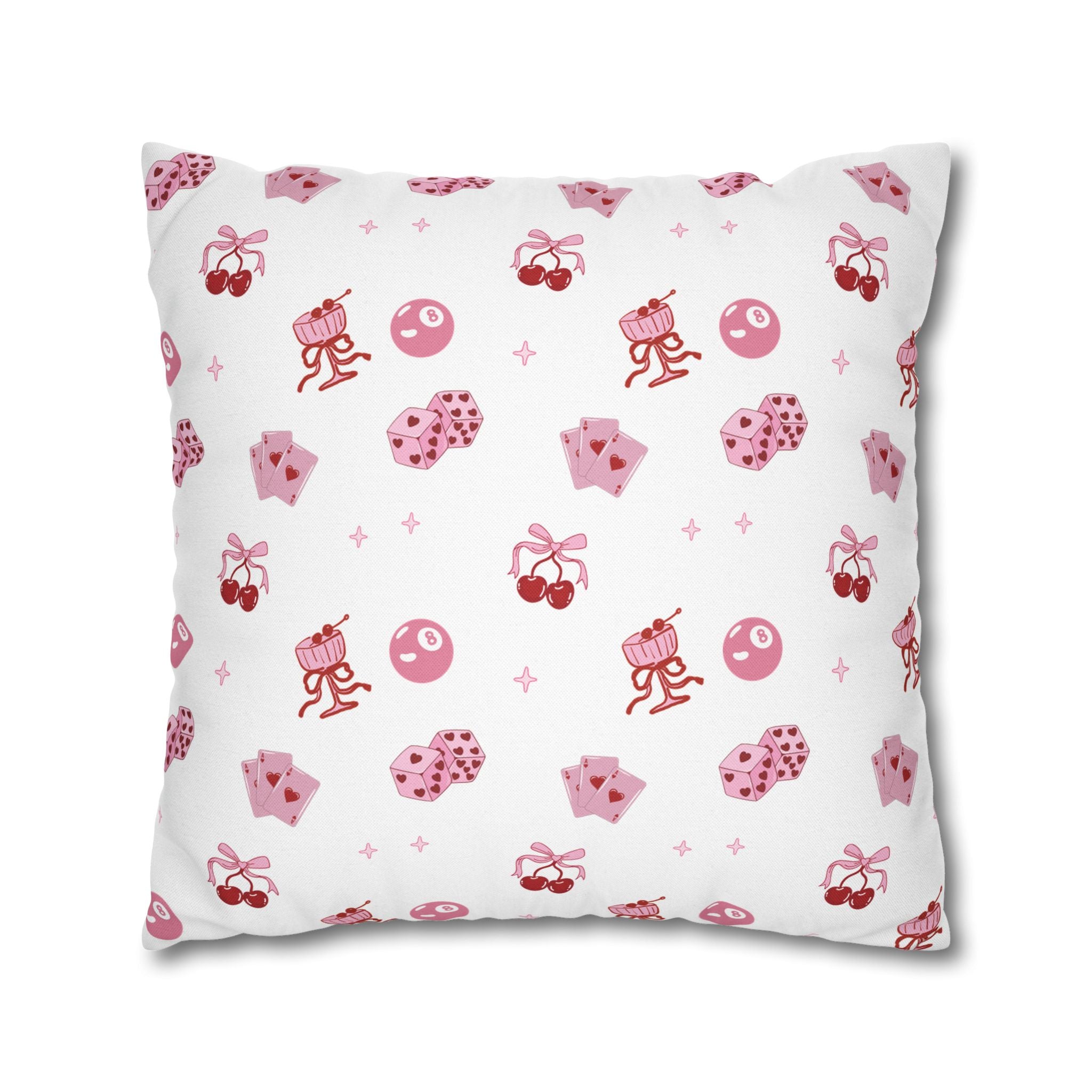 Cute Pink Coquette Pillowcase Cover