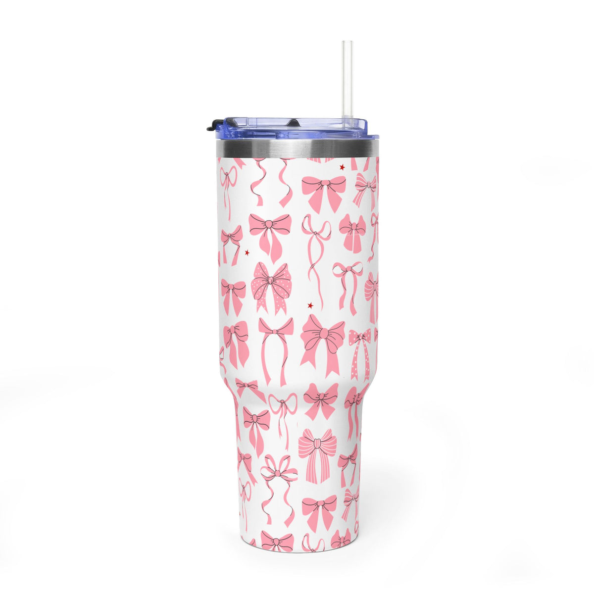 Pink Bow's Pattern 40oz Tumbler