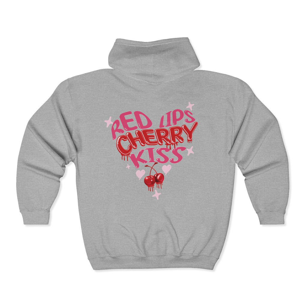 Cherry Kiss Zip Hoodie