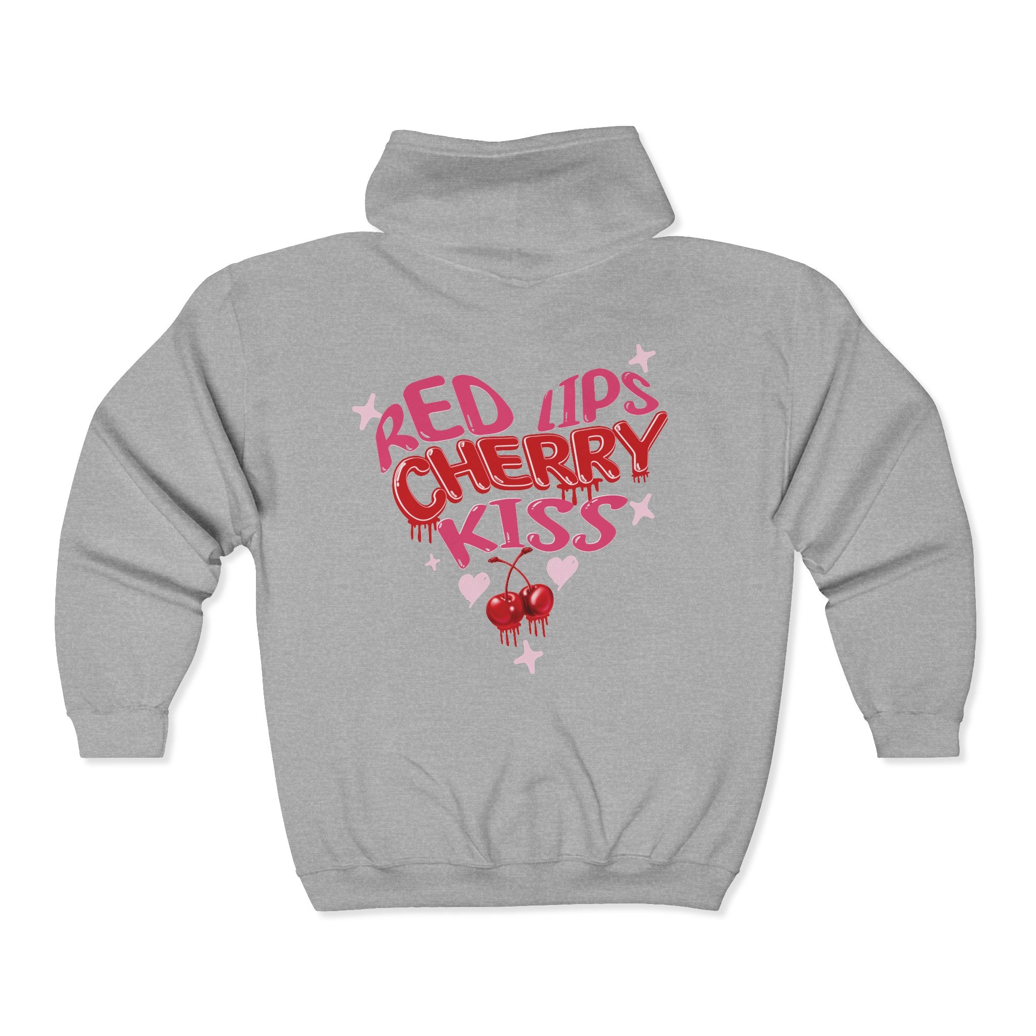Cherry Kiss Zip Hoodie