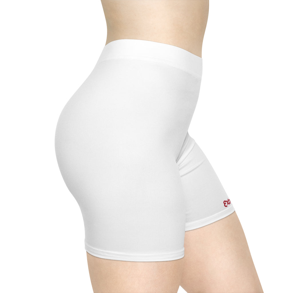 Minimal 'Extiverse' Logo Biker Shorts