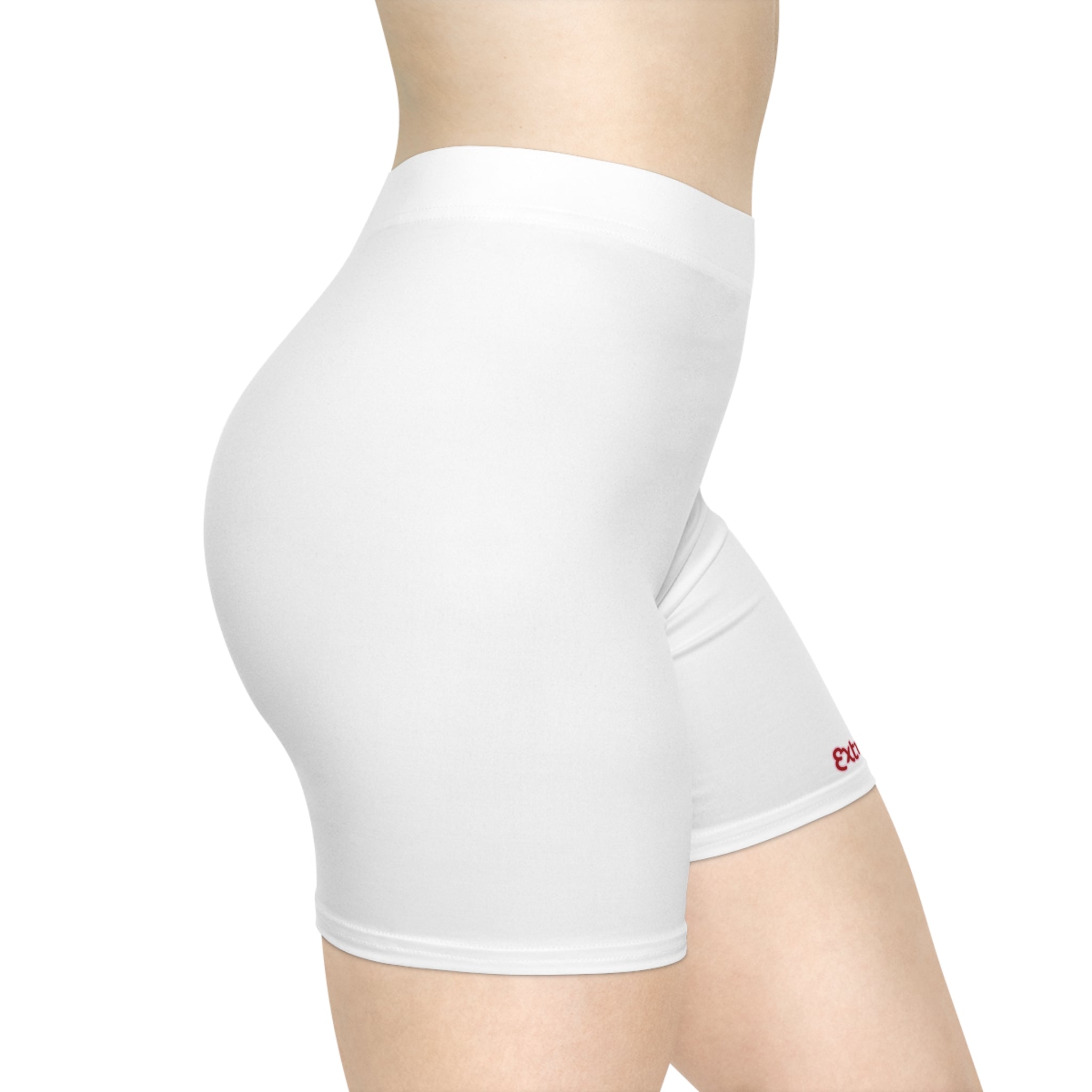 Minimal 'Extiverse' Logo Biker Shorts