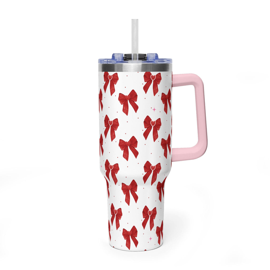 Red Bow's Pattern 40oz Tumbler