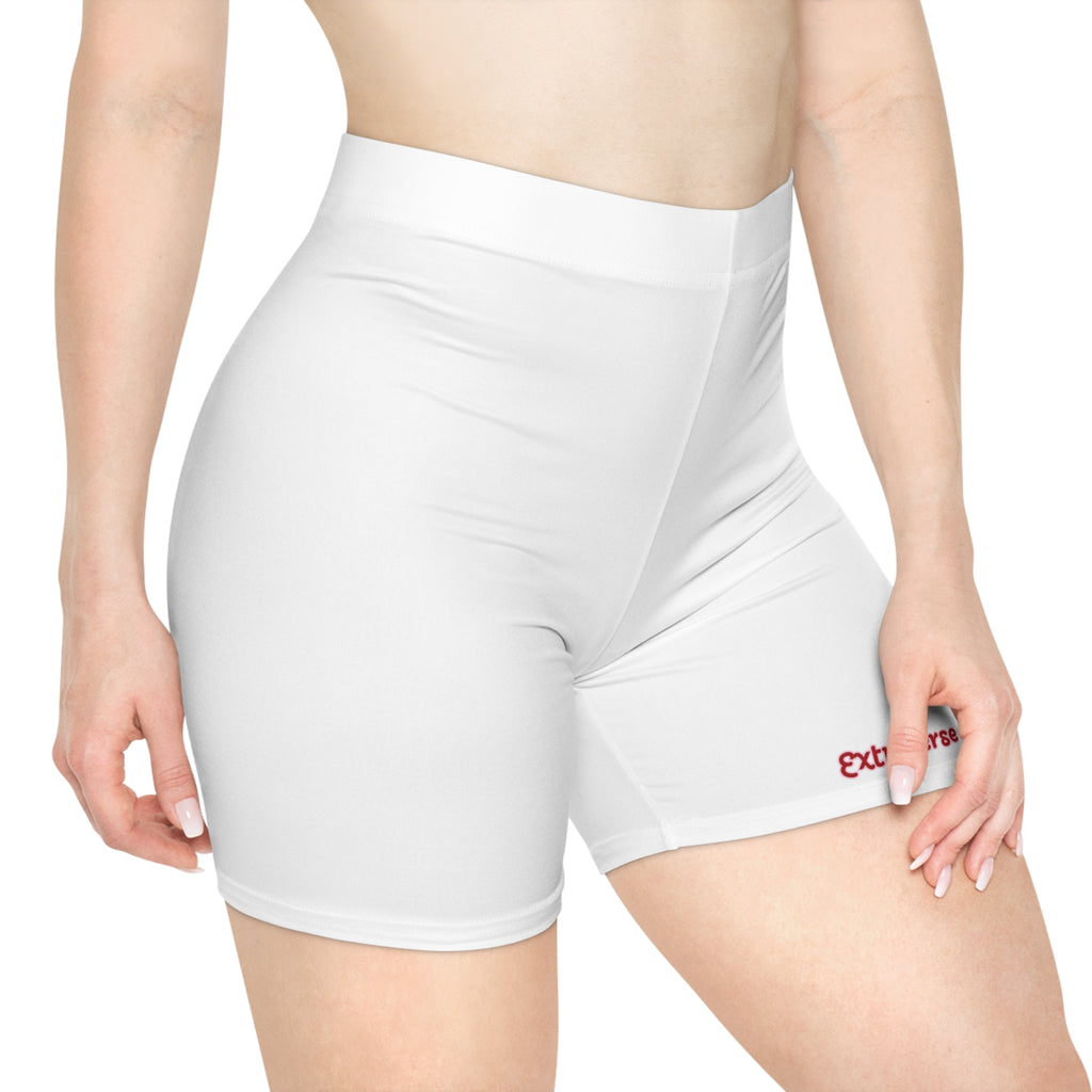 Minimal 'Extiverse' Logo Biker Shorts