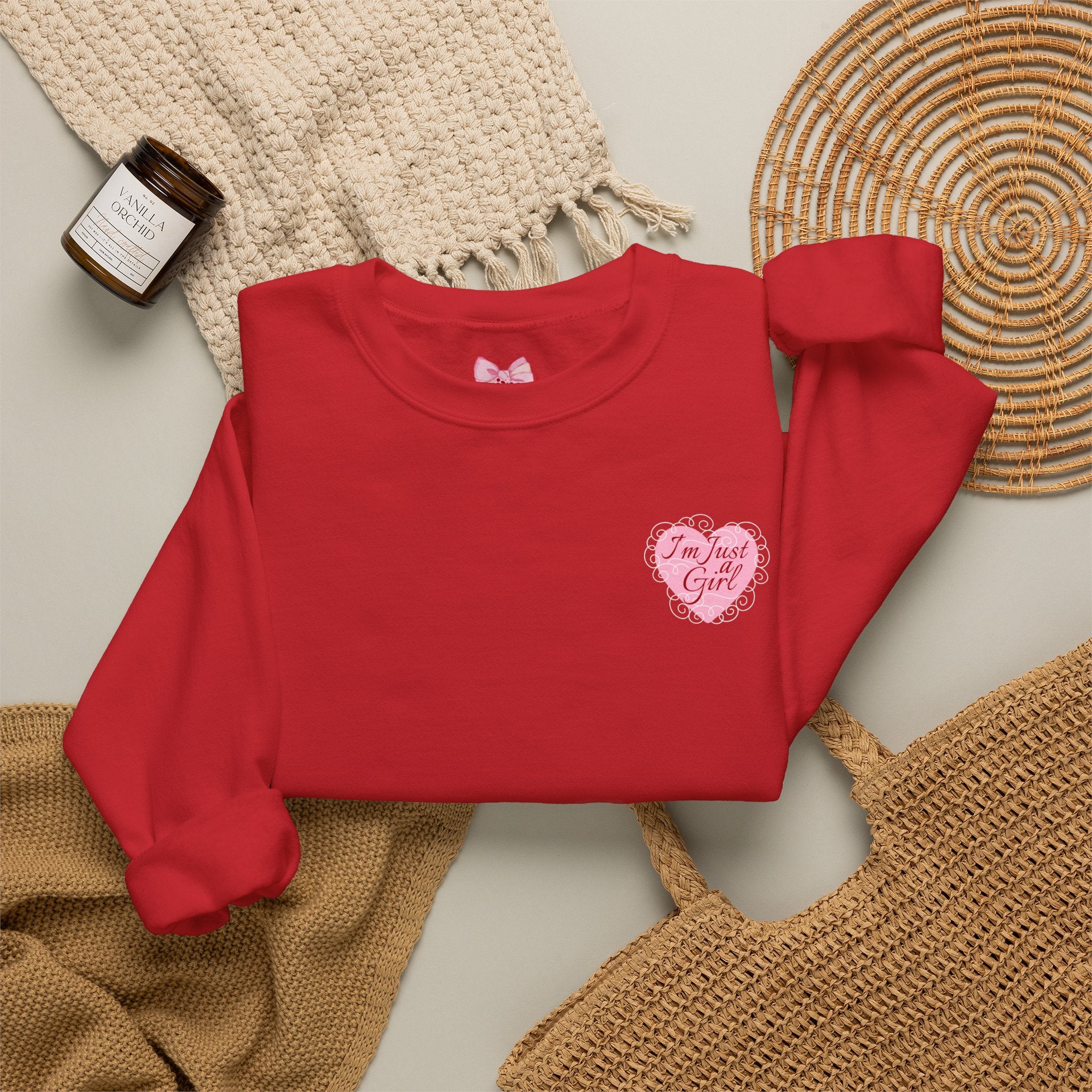 Heart Chest Patch Sweatshirt