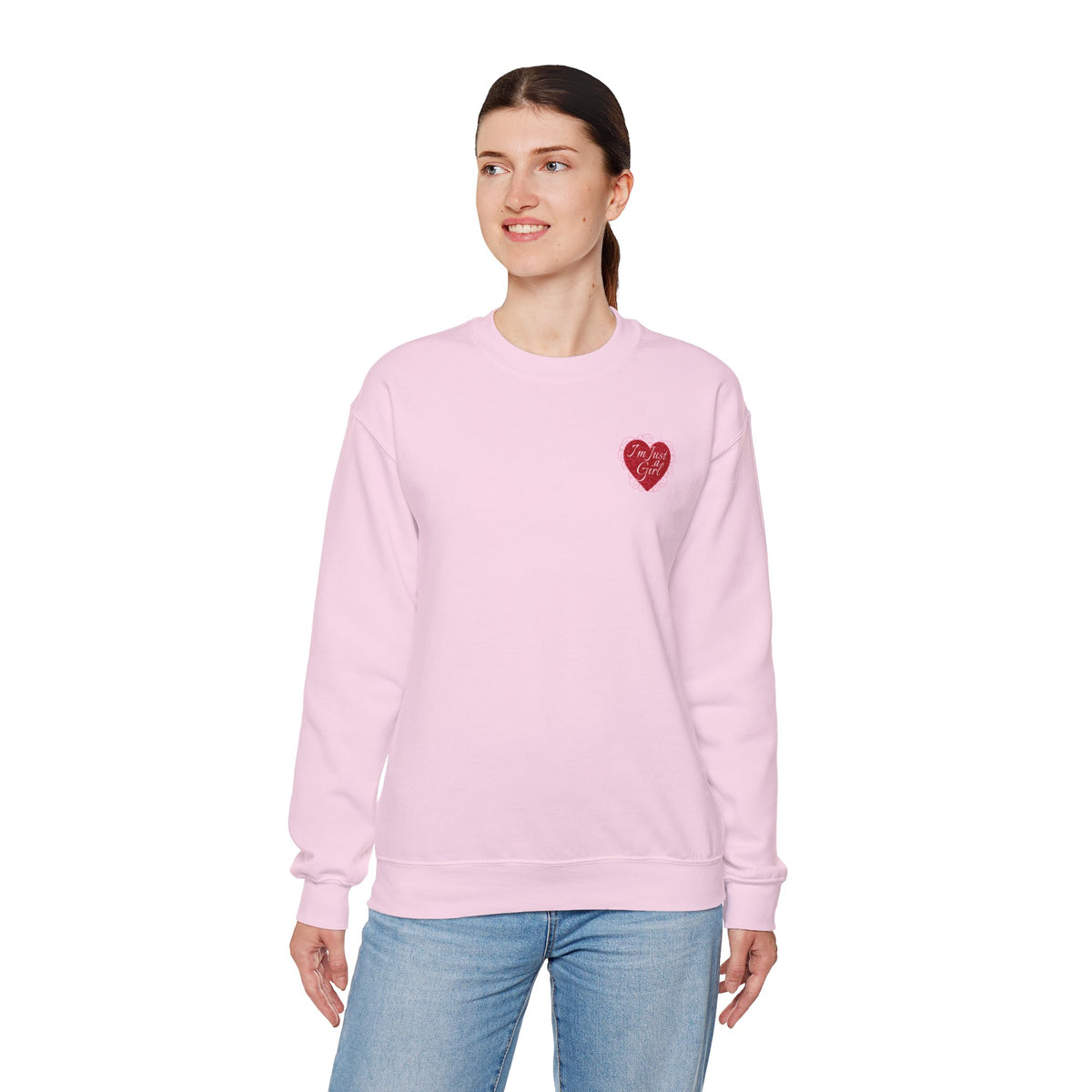 Heart Chest Patch Sweatshirt