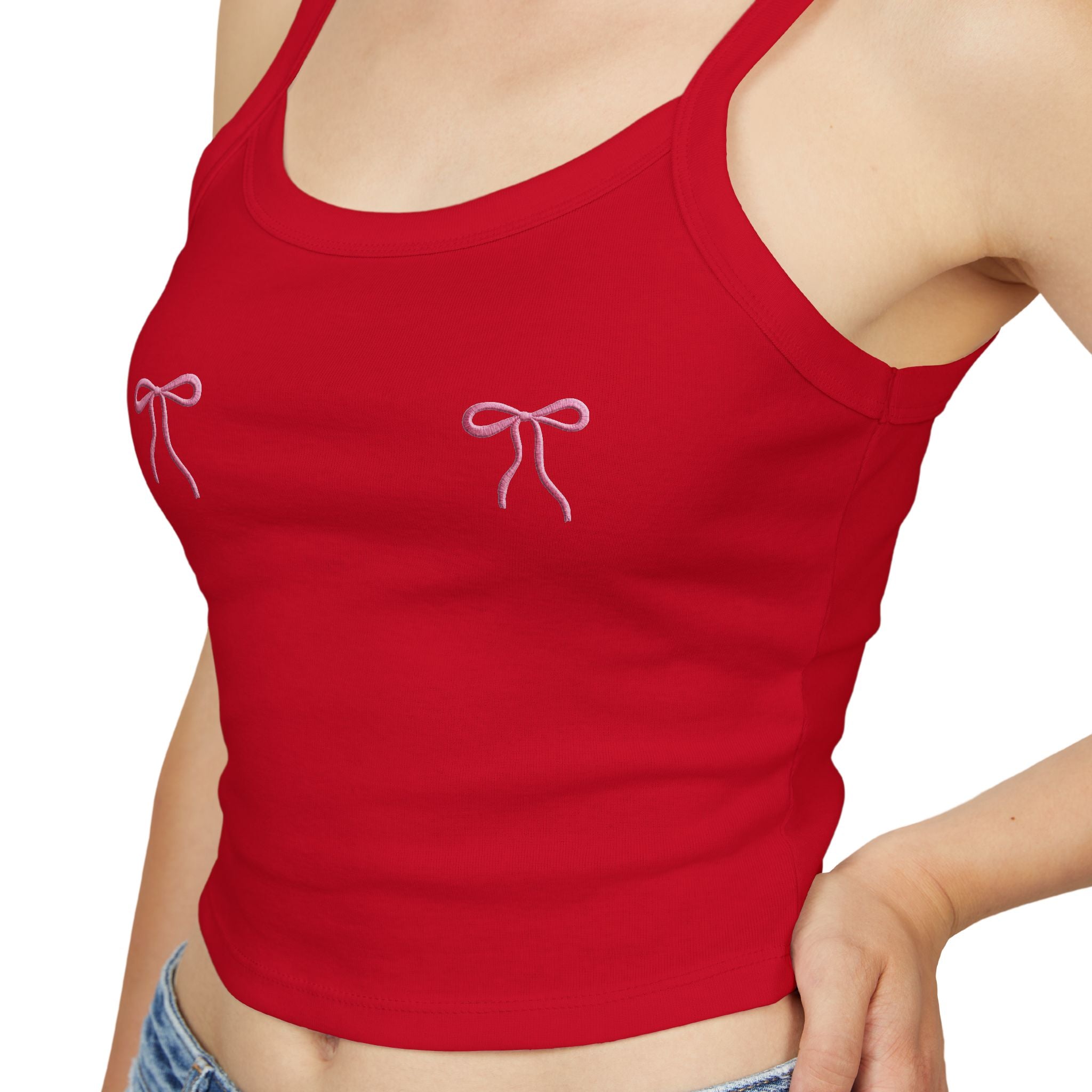 Cute Bow's Spaghetti String Top